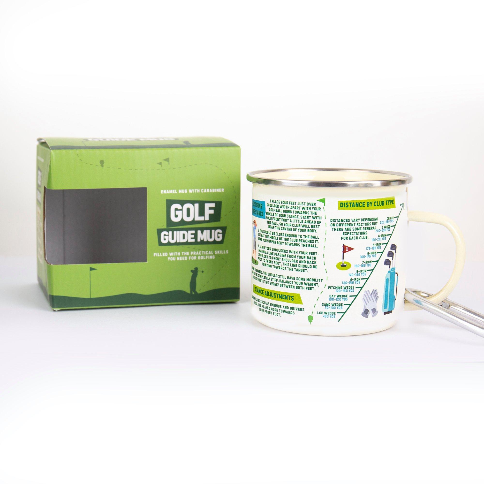 Green - Gift Republic - Golf Guide Enamel Mug - 4
