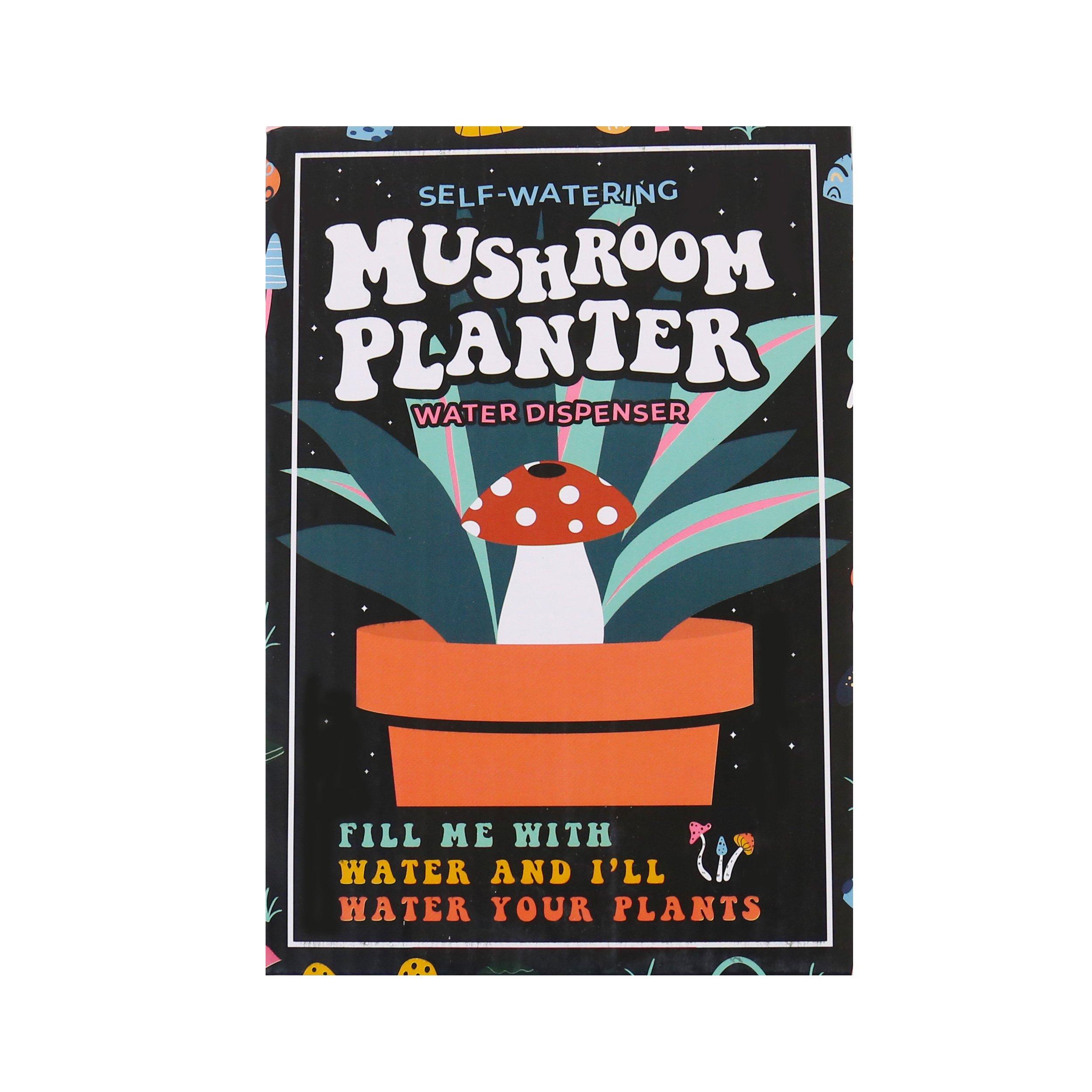 Red - Gift Republic - SELF-WATERING MUSHROOM PLANTER - 3