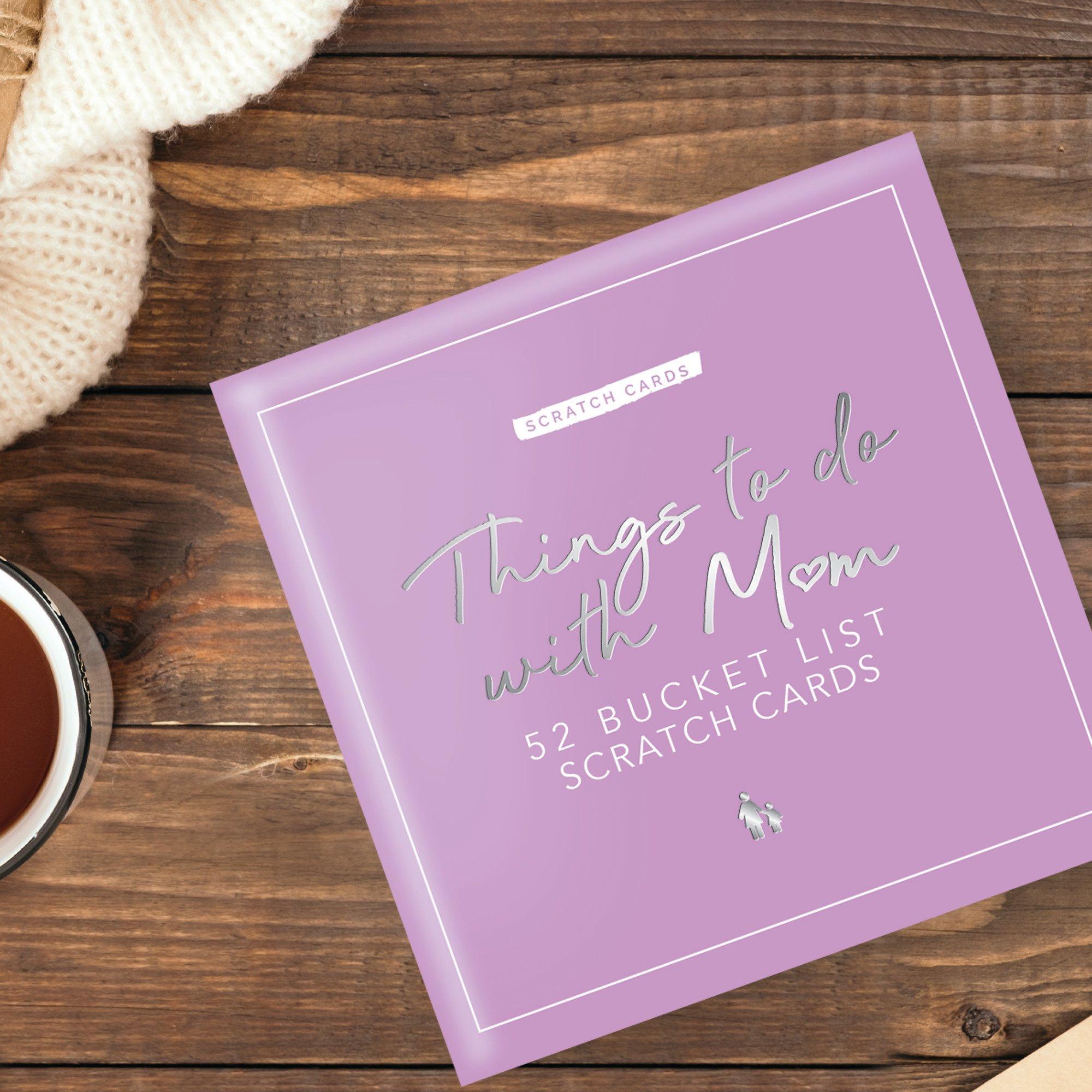 Gift Republic  Things To Do With Mum Bucket List Scratch Cards - Purple