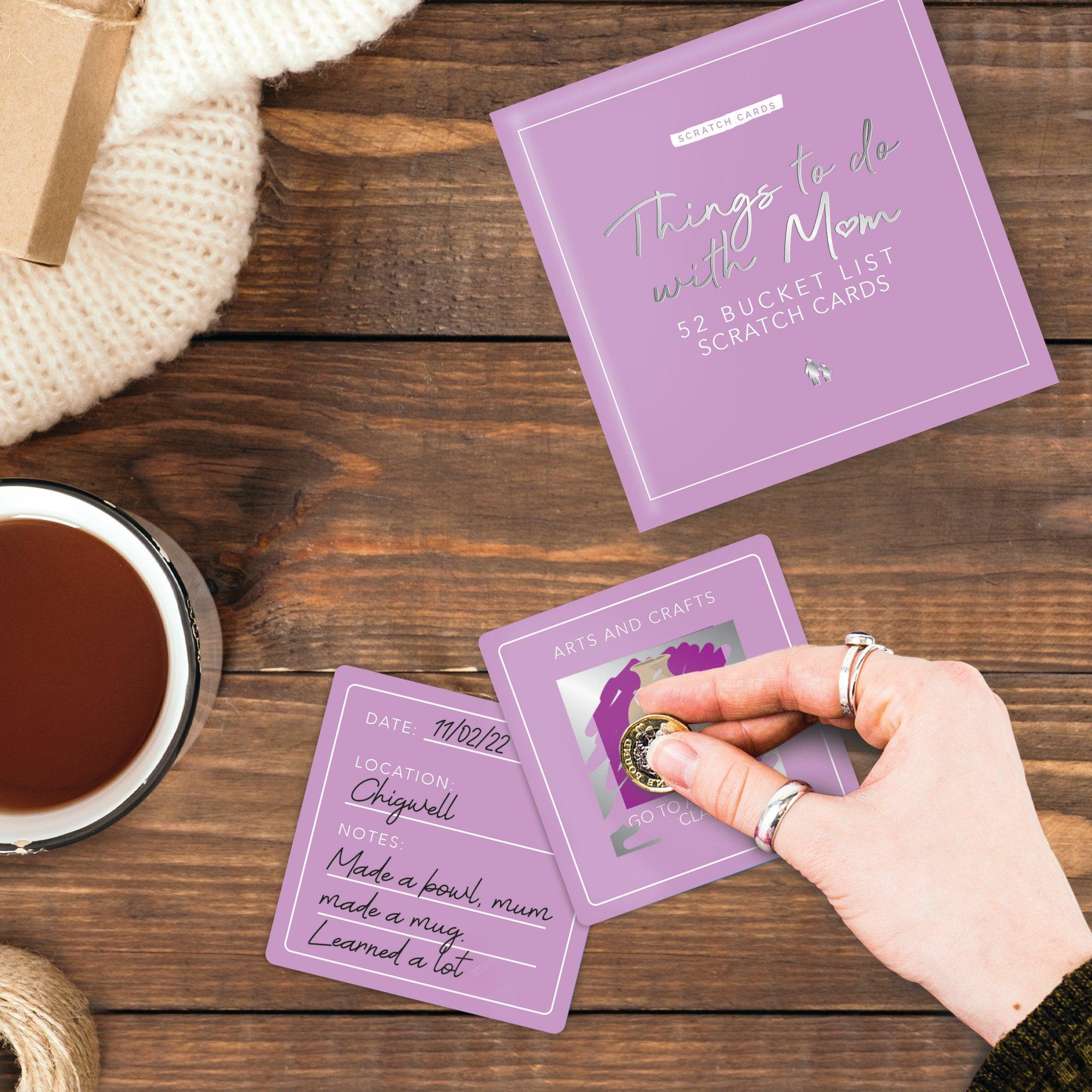 Purple - Gift Republic - THINGS TO DO WITH MUM BUCKET LIST SCRATCH CARDS - 2