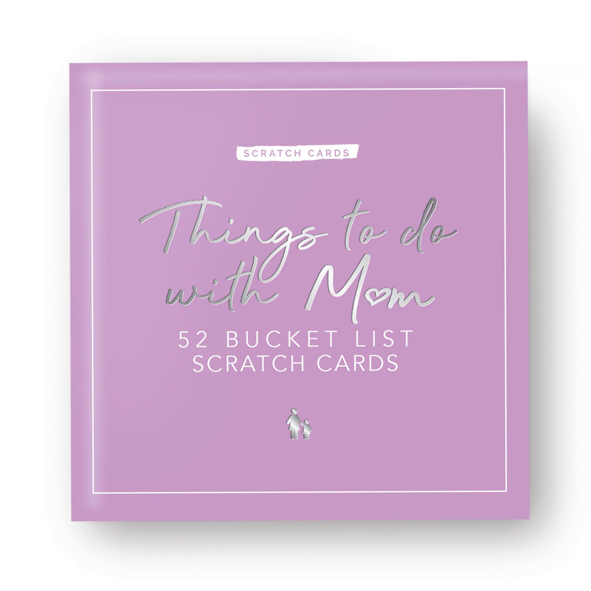 Purple - Gift Republic - THINGS TO DO WITH MUM BUCKET LIST SCRATCH CARDS - 3
