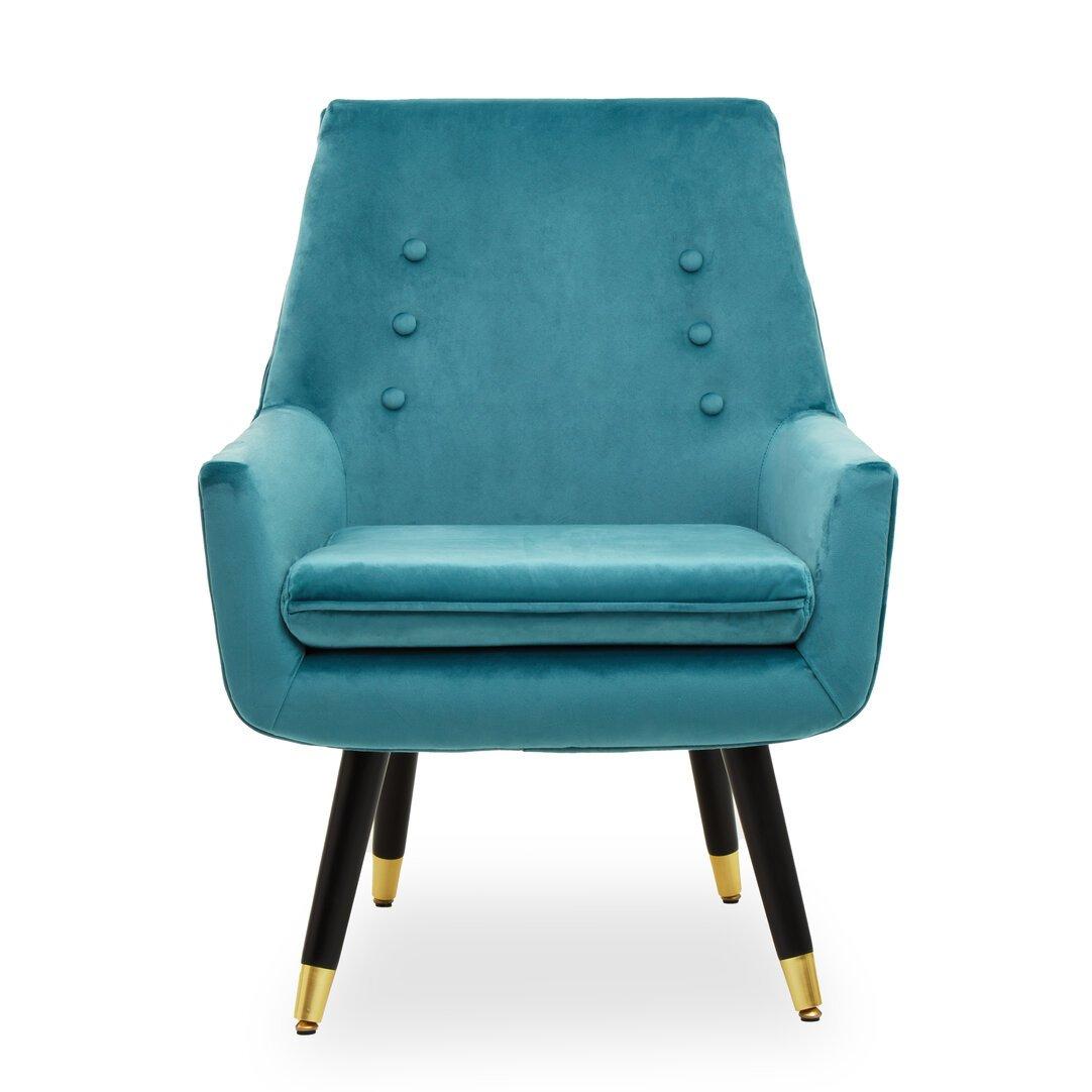 Green - Interiors by Premier - Sara Green Velvet Armchair - 2