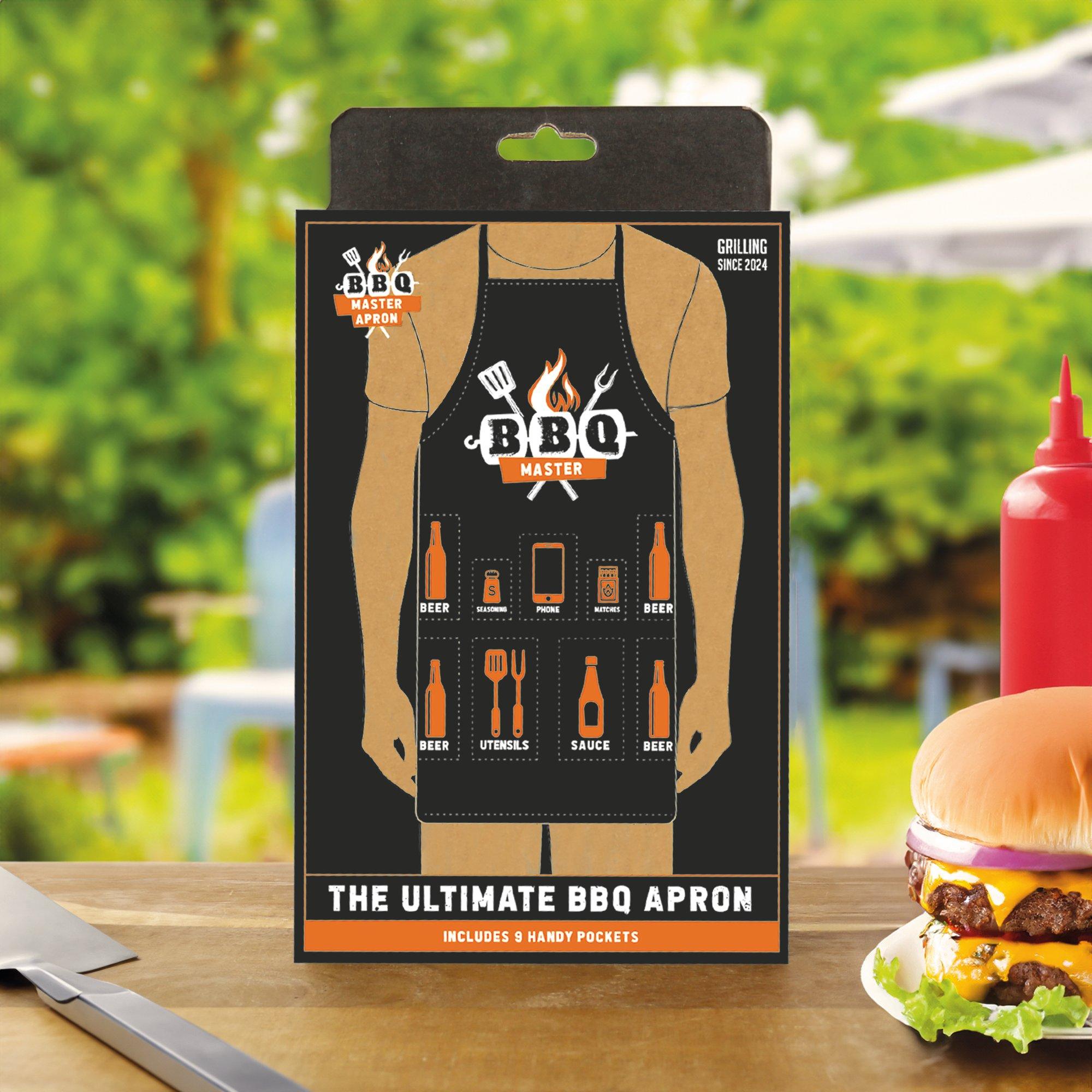Gift Republic  Bbq Apron - Black