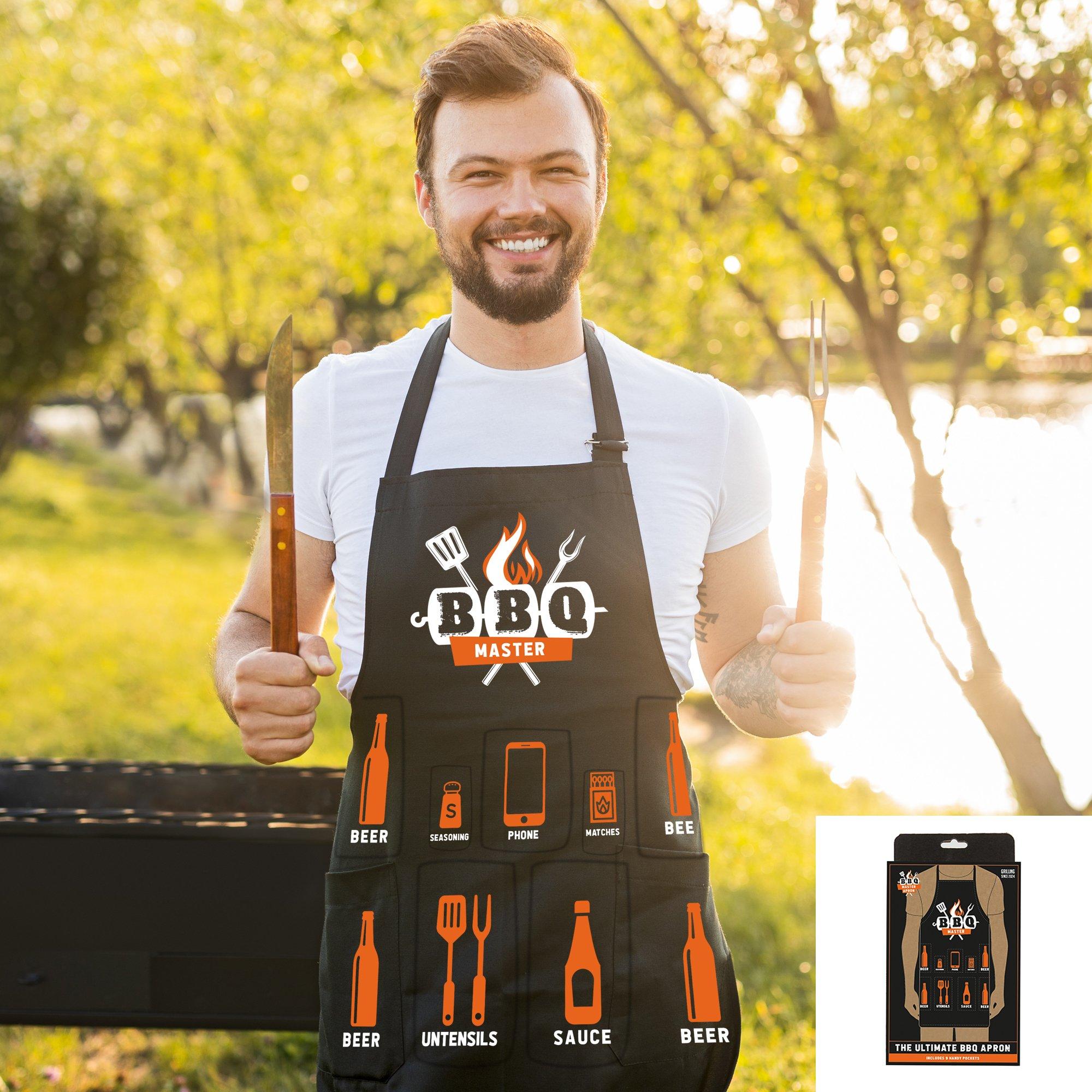 Black - Gift Republic - BBQ APRON - 3