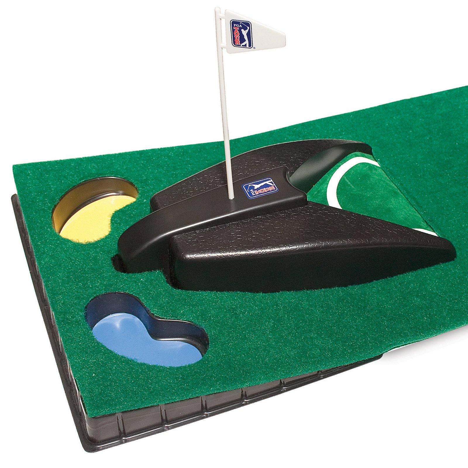 Green - PGA Tour - 6ft Automatic Ball Return Putting Mat - 3