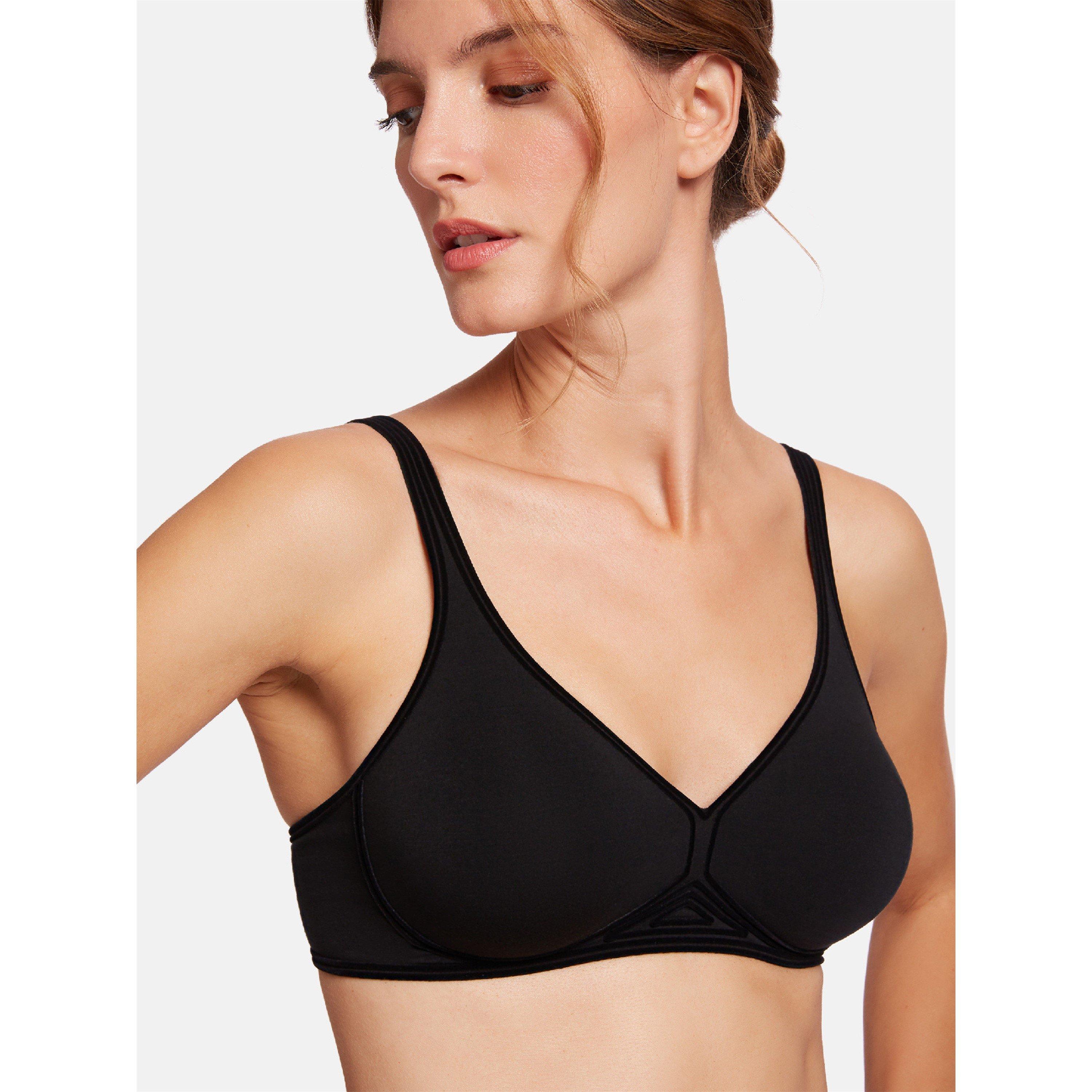 Black - Wolford - Women's T-Shirt Bra - 4