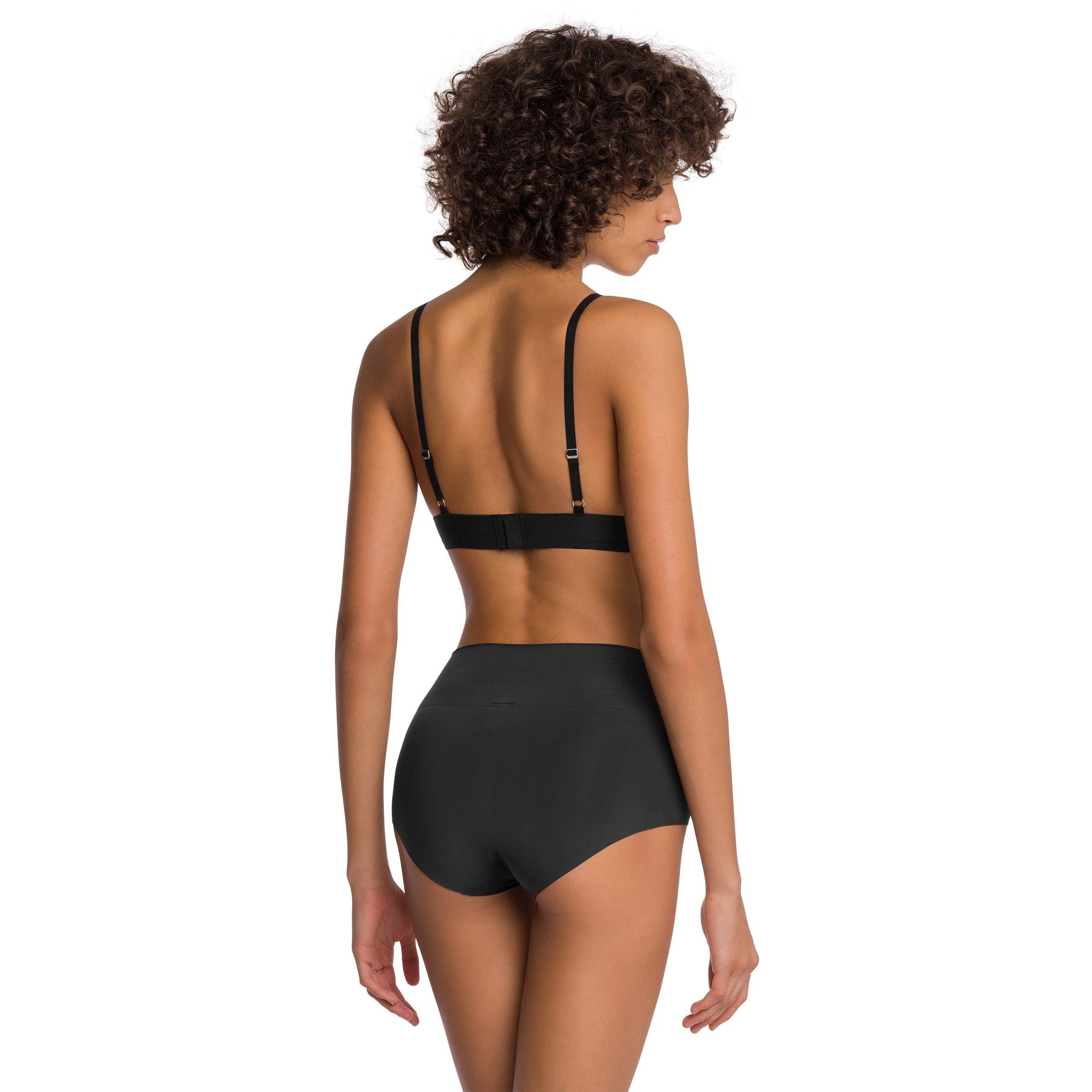 Black - Wolford - Women's Triangle Bralette - 5
