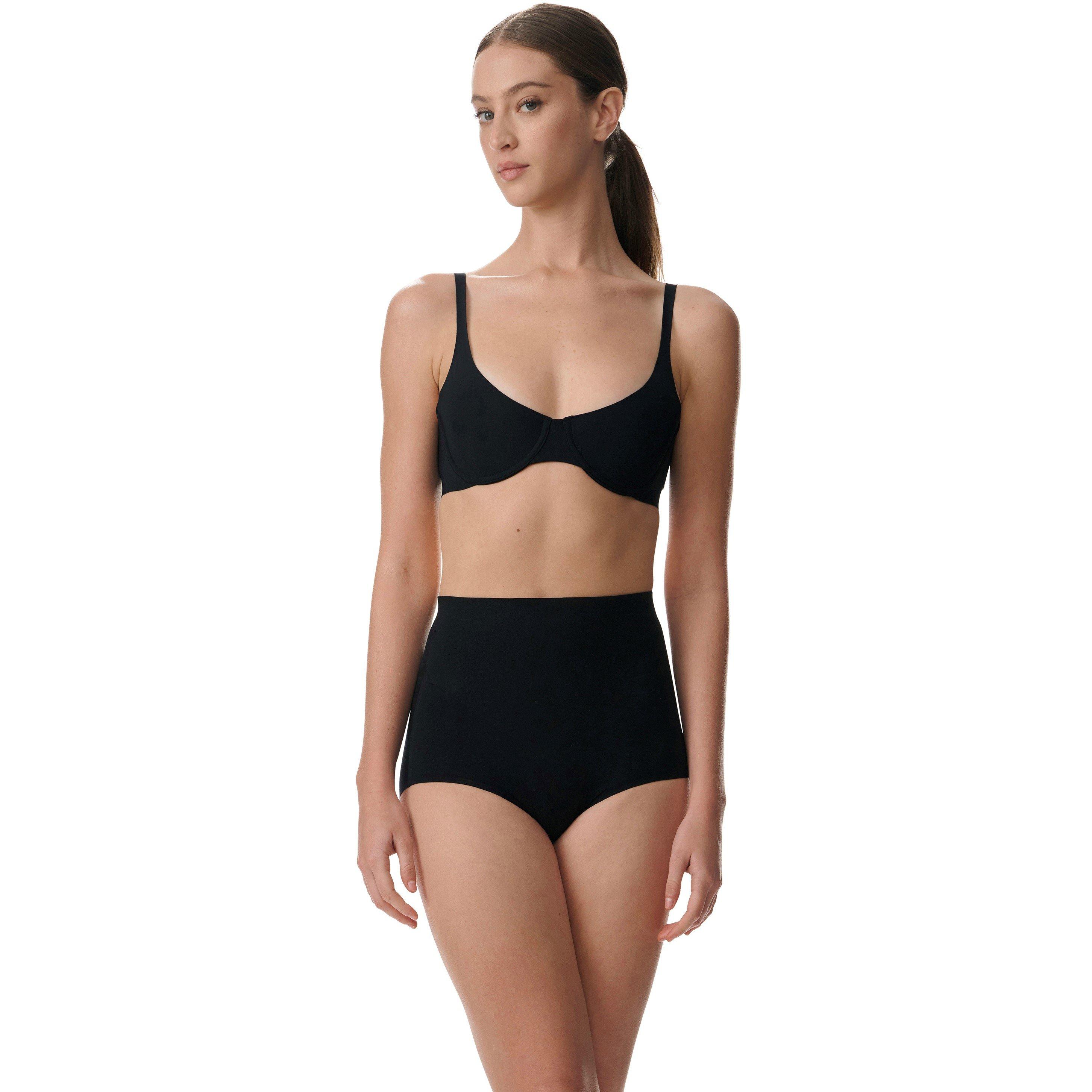 Black - Wolford - Women's High Waist Briefs - 1