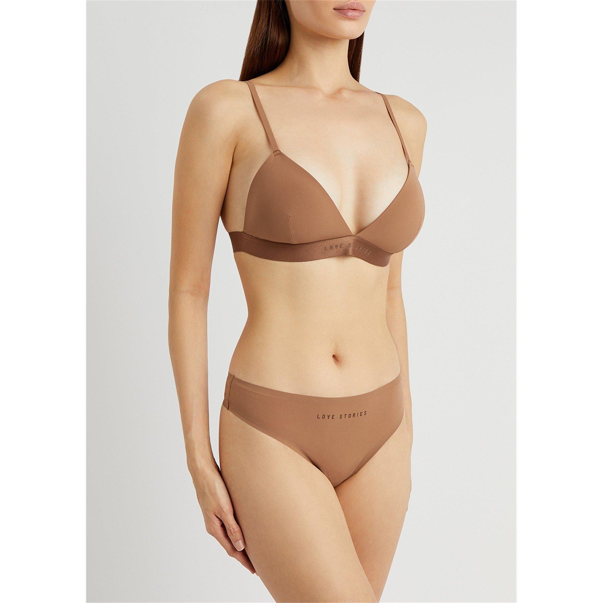 BROWN - Love Stories - T LOU MED B SEAMLESS THONG - 2