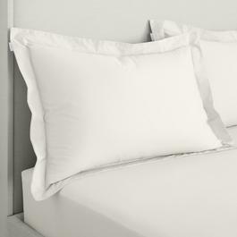 Bianca 200 TC Cotton Percale Oxford Pillowcase Pair