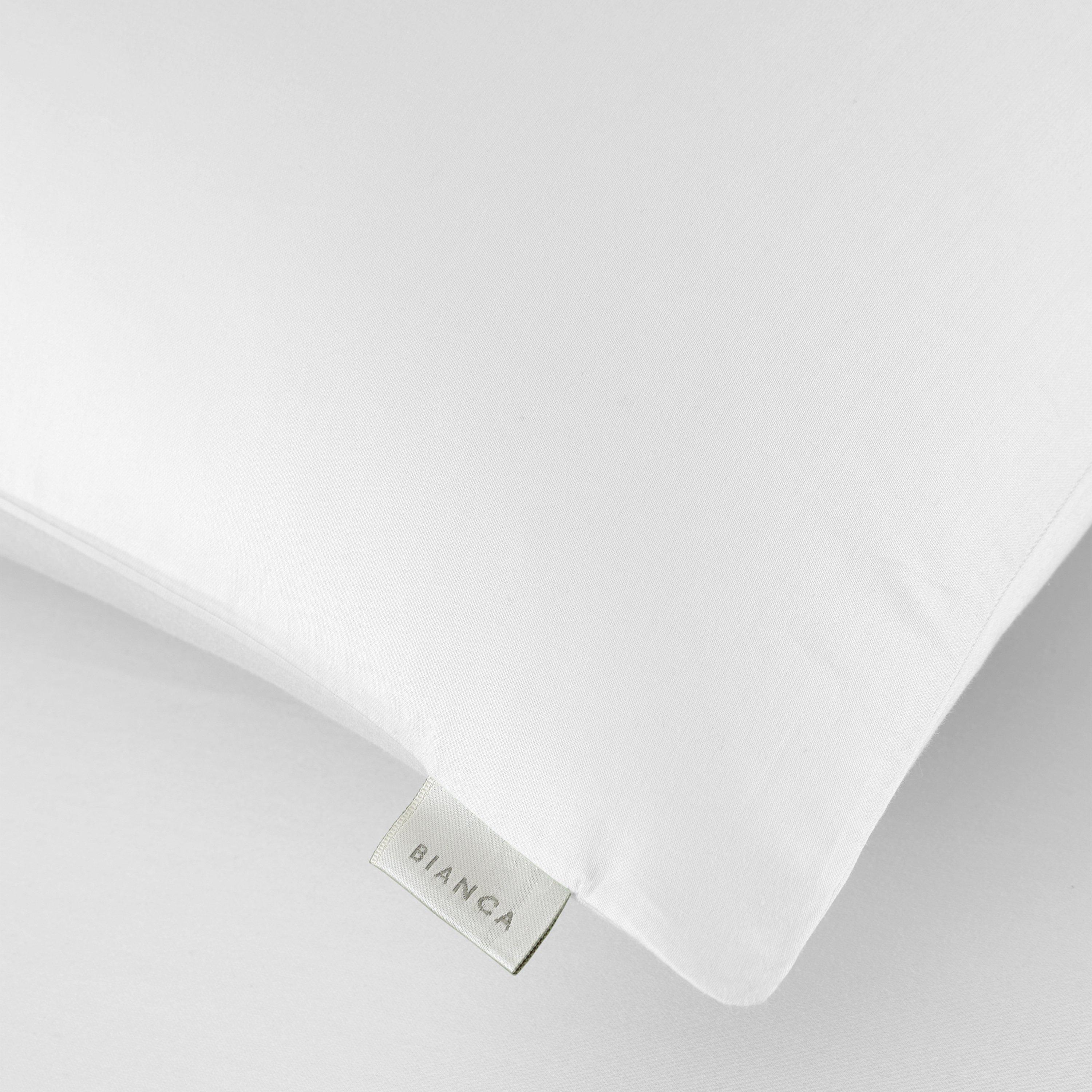White - Bianca - 400 TC Cotton Sateen Standard Pillowcase Pair - 3