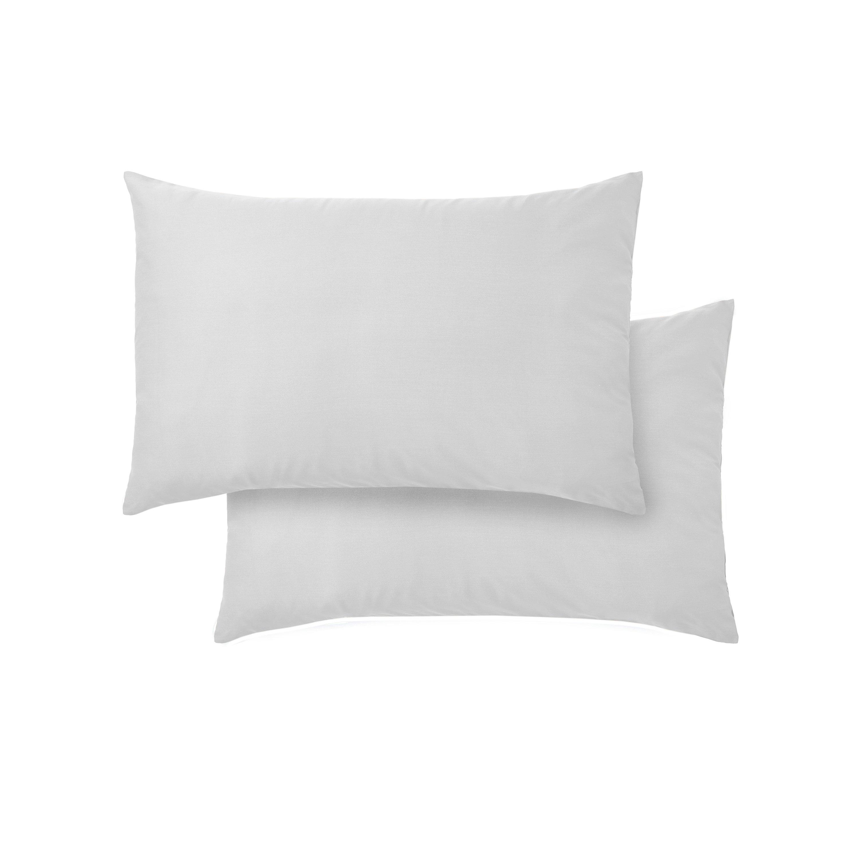 White - Bianca - 400 TC Cotton Sateen Standard Pillowcase Pair - 5