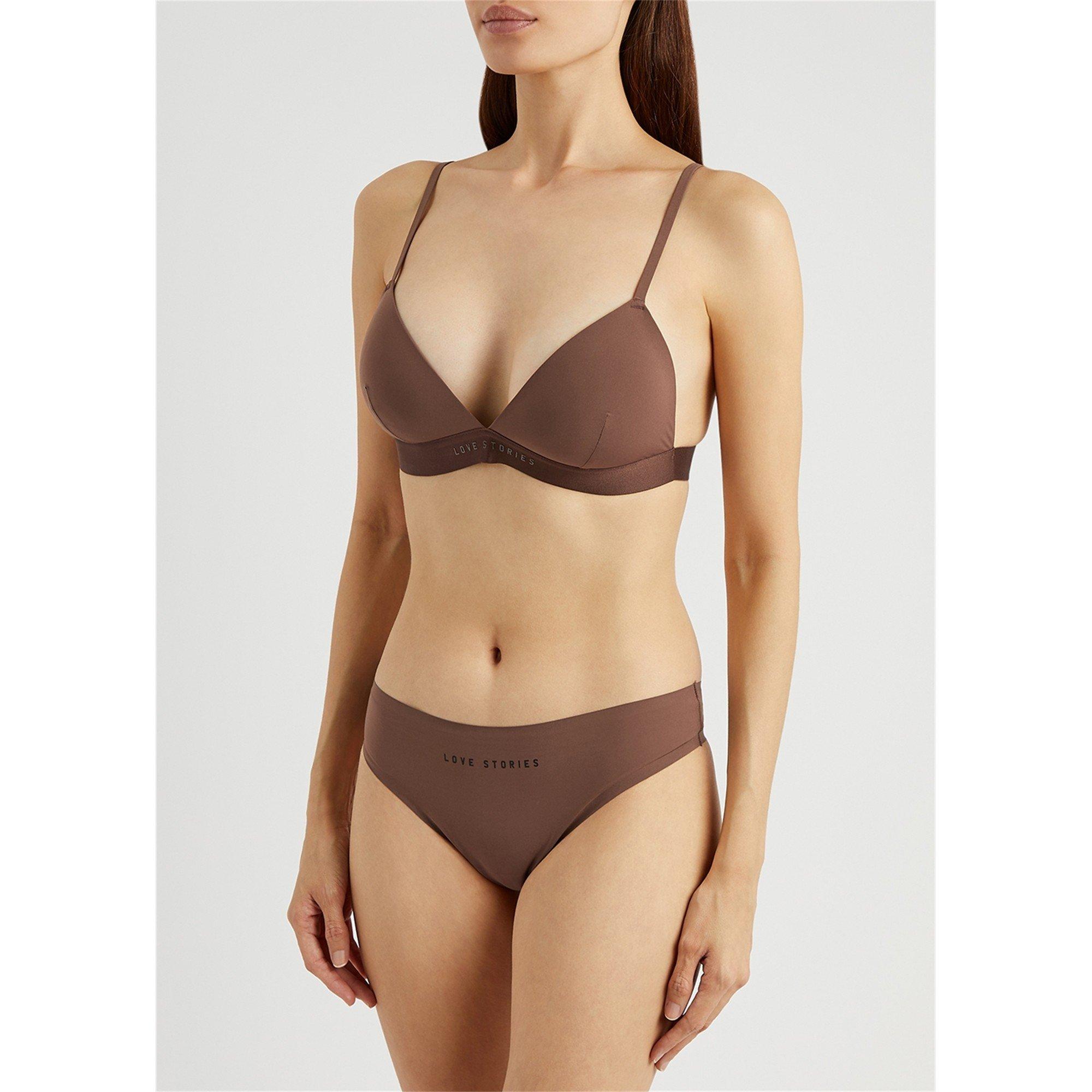 DARK BROWN - Love Stories - T LOU DARK B SEAMLESS THONG - 2