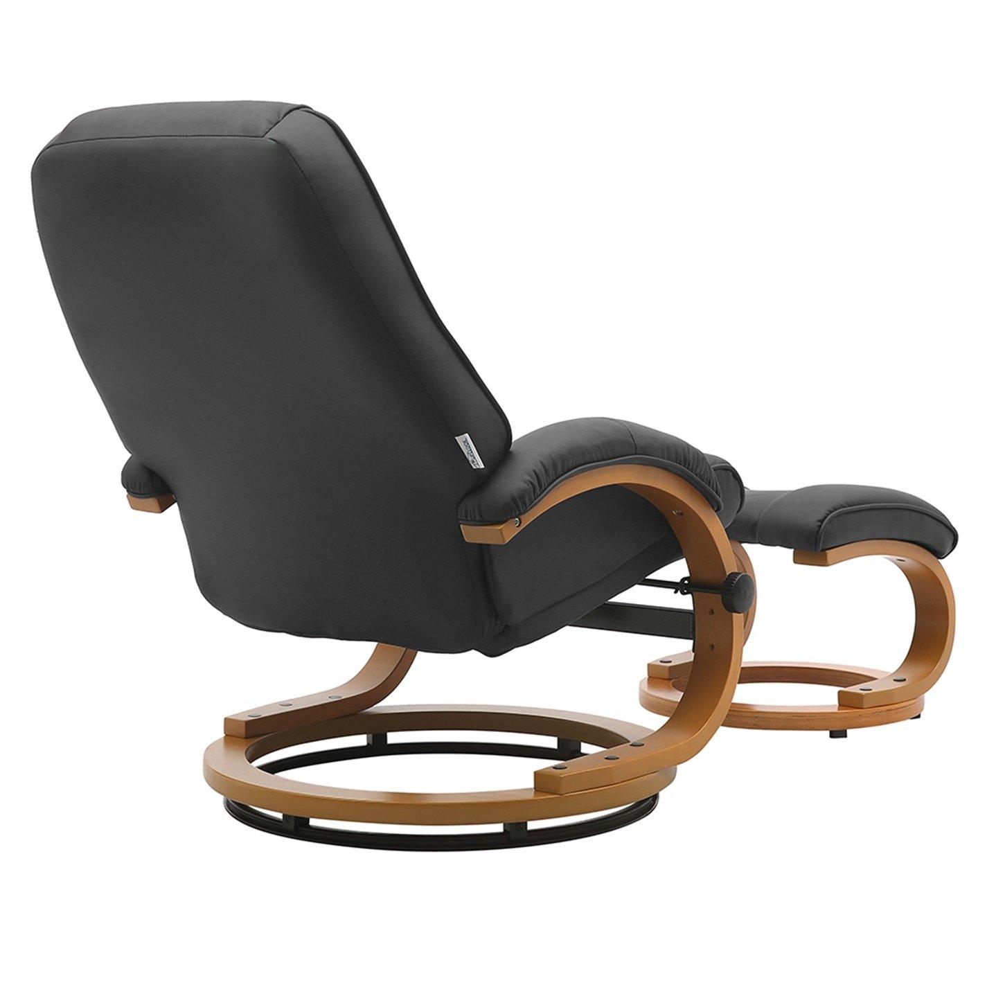 Black - Kabinet UK - Ergonomic Executive Office Reclining Chair - 5