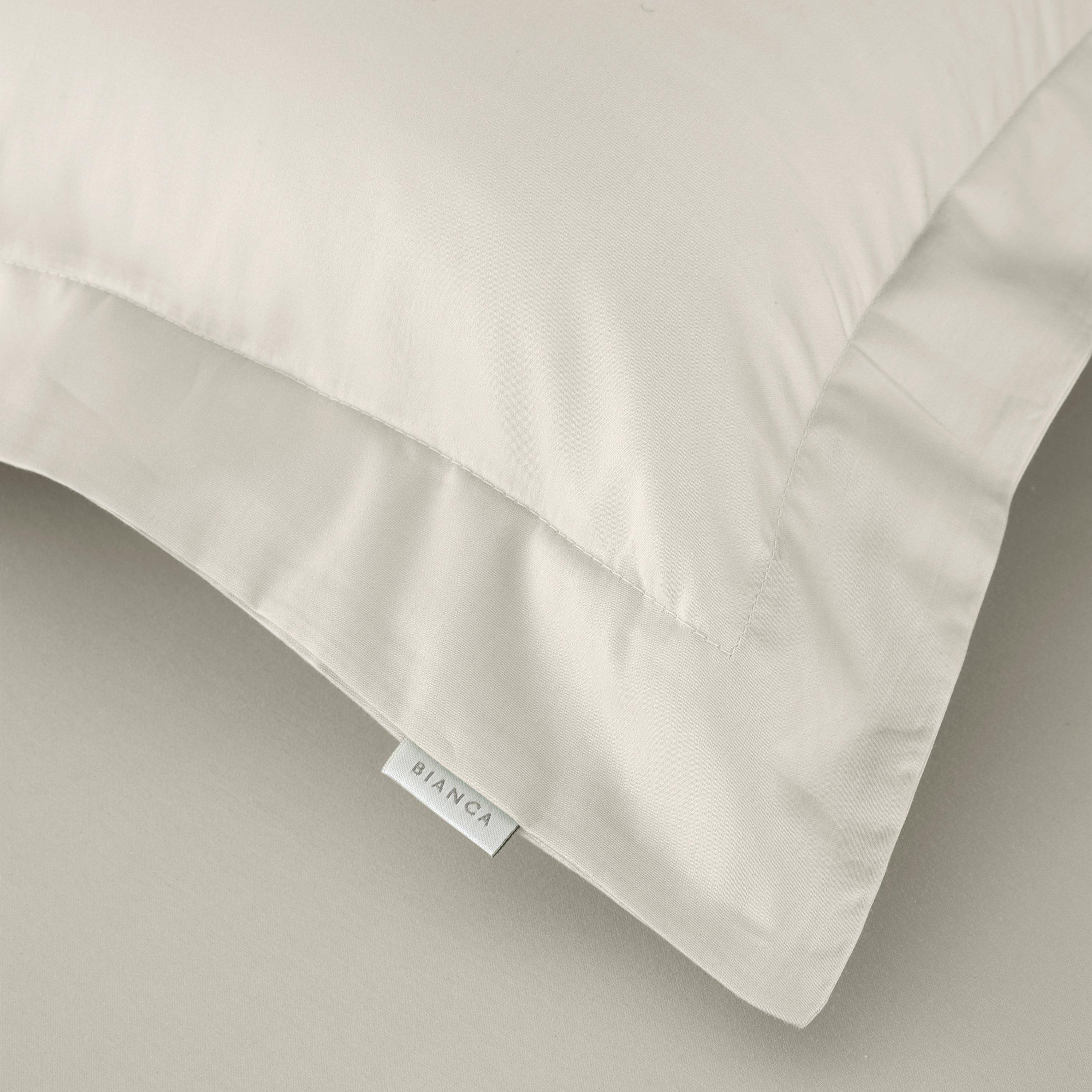 Oyster - Bianca - 400 TC Cotton Sateen Oxford Pillowcase Pair - 3