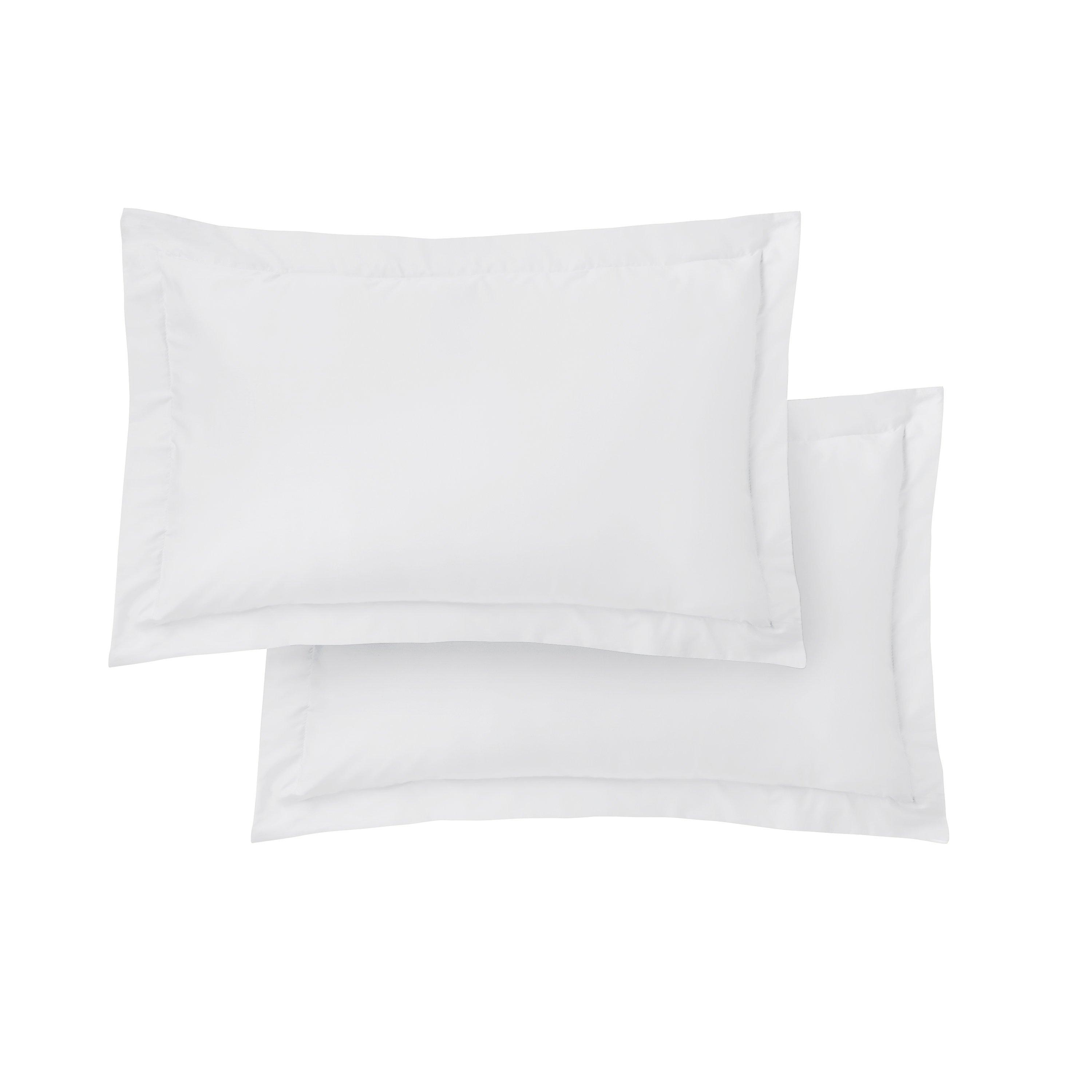 Dove Grey - Bianca - 400 TC Cotton Sateen Oxford Pillowcase Pair - 5