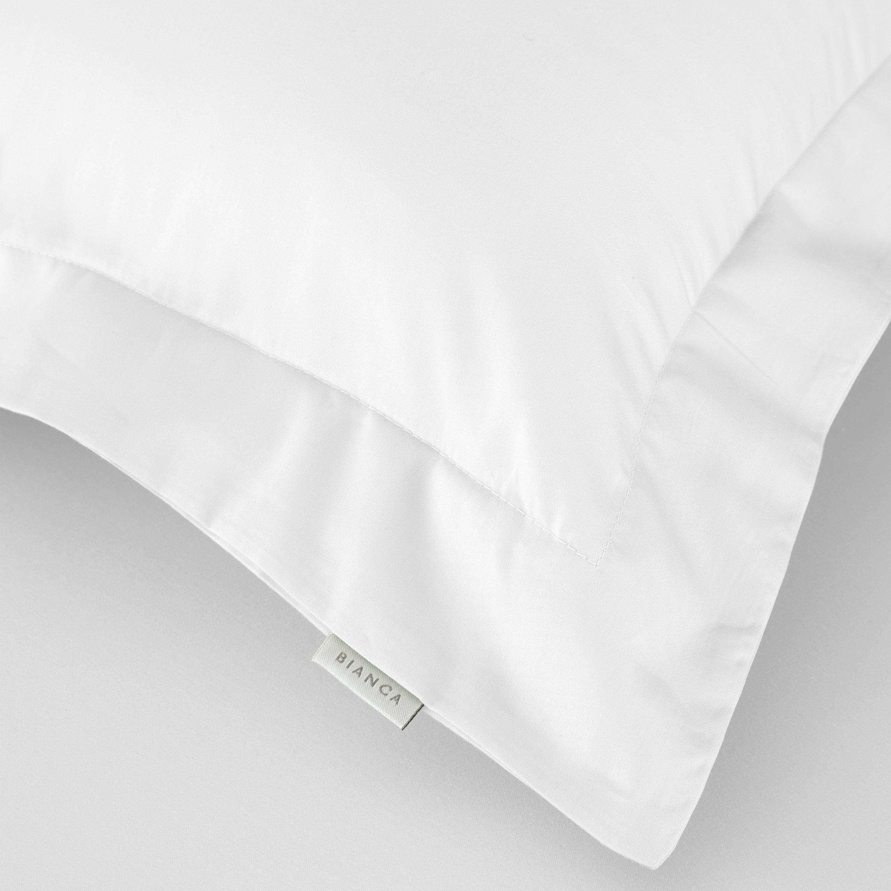 White - Bianca - 400 TC Cotton Sateen Oxford Pillowcase Pair - 3