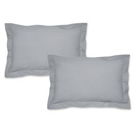 Catherine Lansfield Easy Iron Percale Oxford Pillowcase Pair
