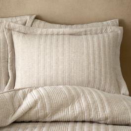 Pineapple Elephant Tamba Jersey Stripe Quilted Oxford Pillowcase Pair