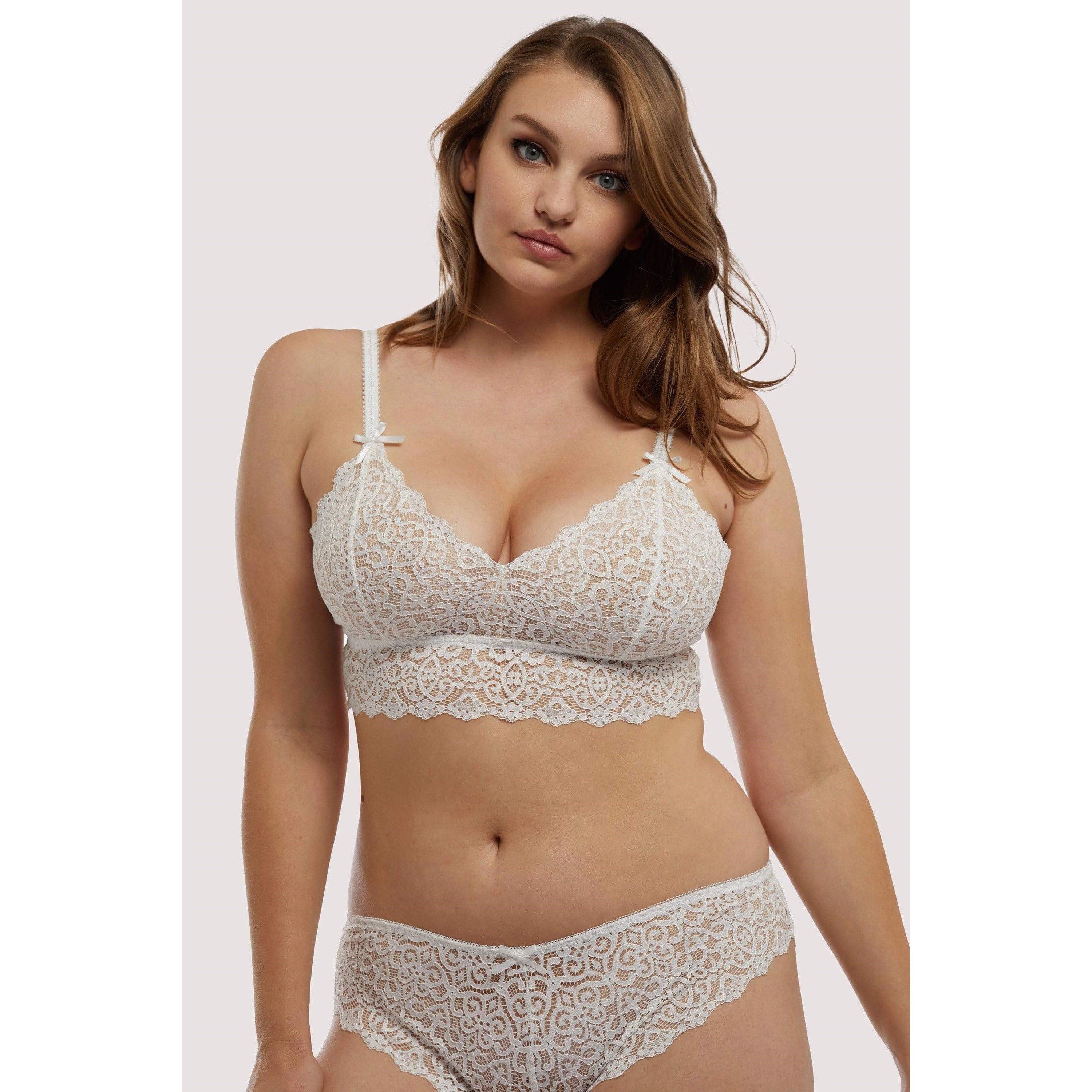 Ivory - Wolf and Whistle - Ariana Ivory Everyday Lace Bralette - 4