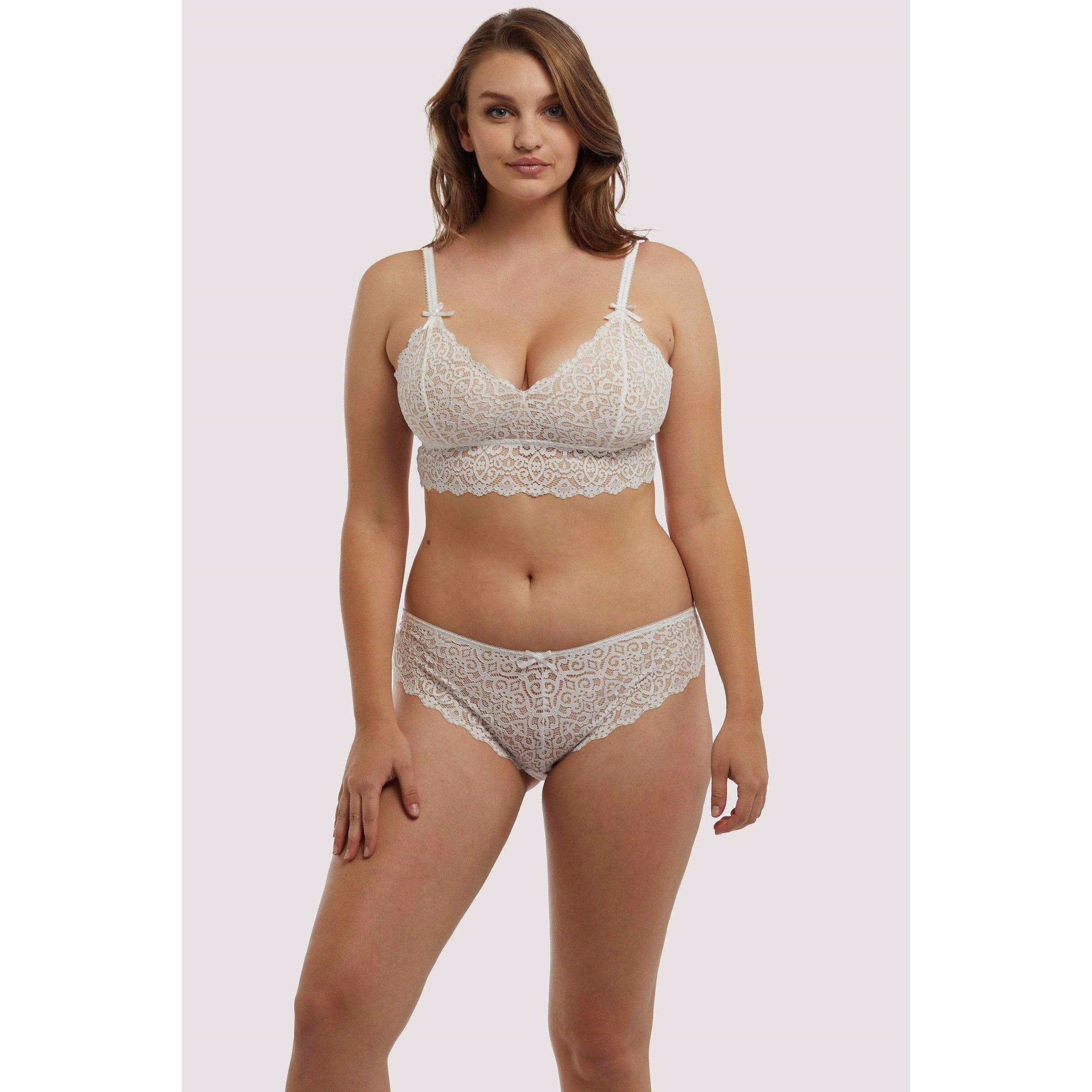 Ivory - Wolf and Whistle - Ariana Ivory Everyday Lace Bralette - 5