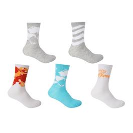 Hot Tuna Crew Socks 5Pk Ladies