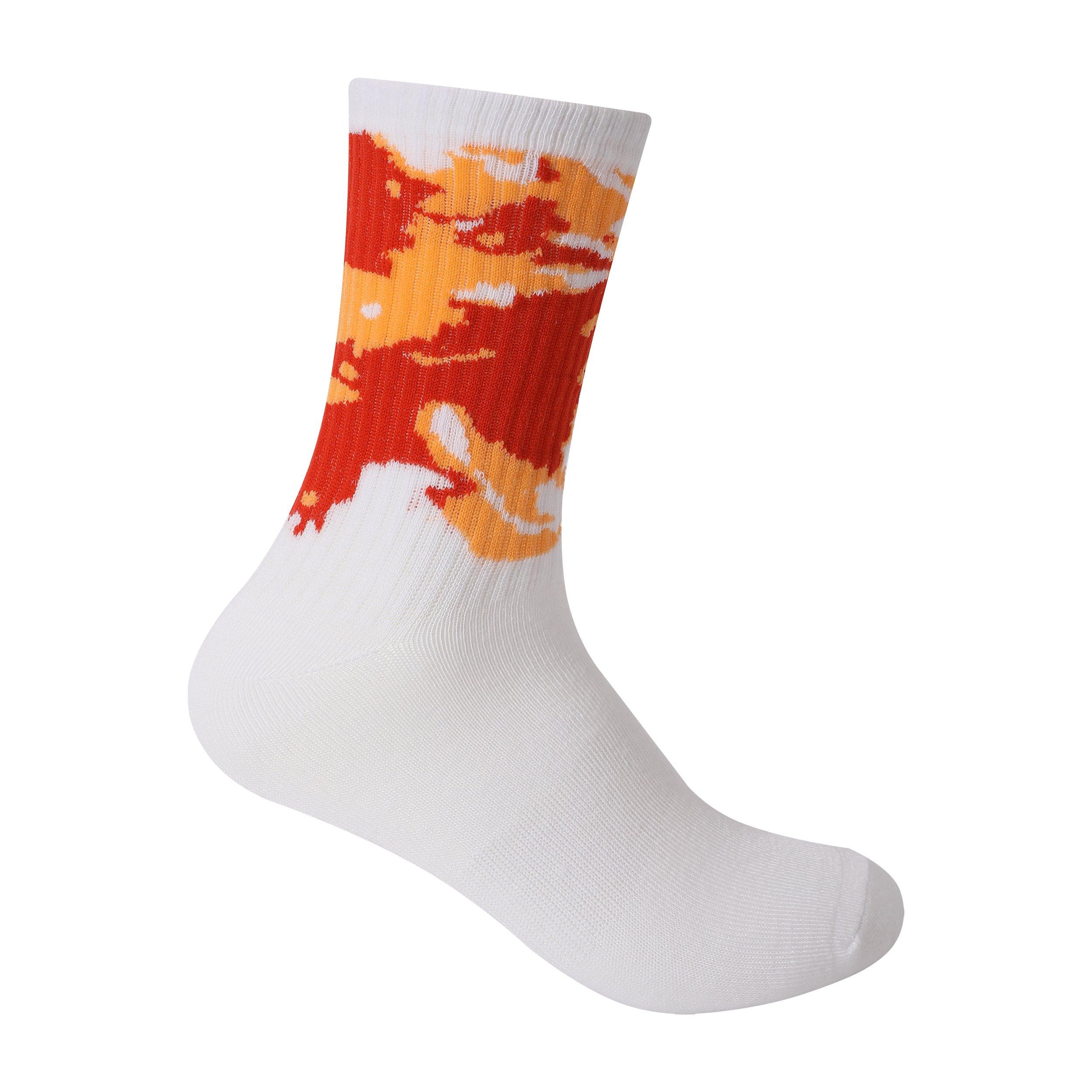 Multi - Hot Tuna - Crew Socks 5Pk Ladies - 4