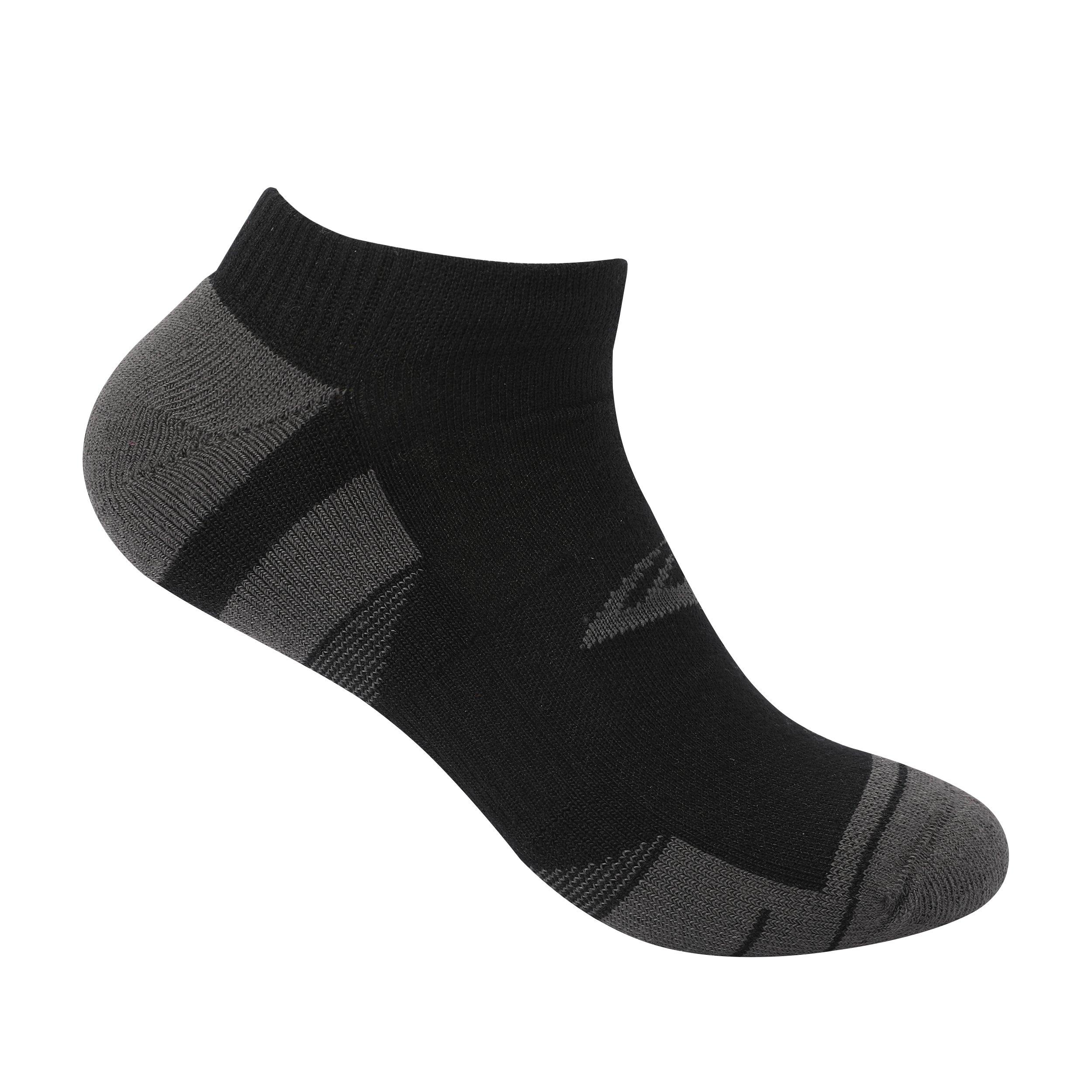 Black - Everlast - Mens Cushioned Invisible Socks 2Pk - 2