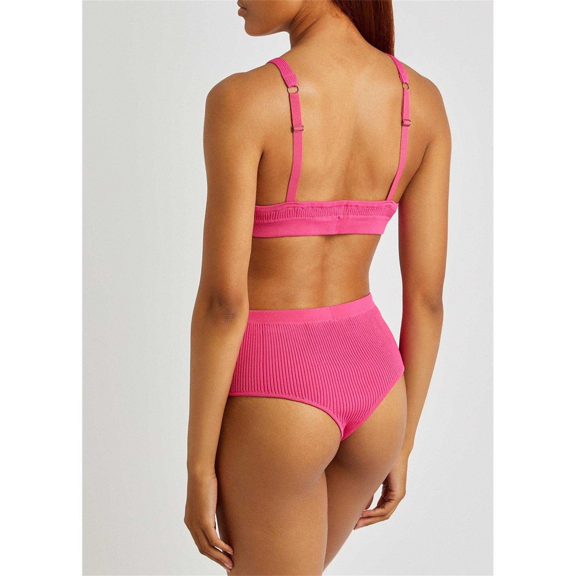 PINK - Love Stories - BR LAUREN HW RIBBED BRIEF - 3