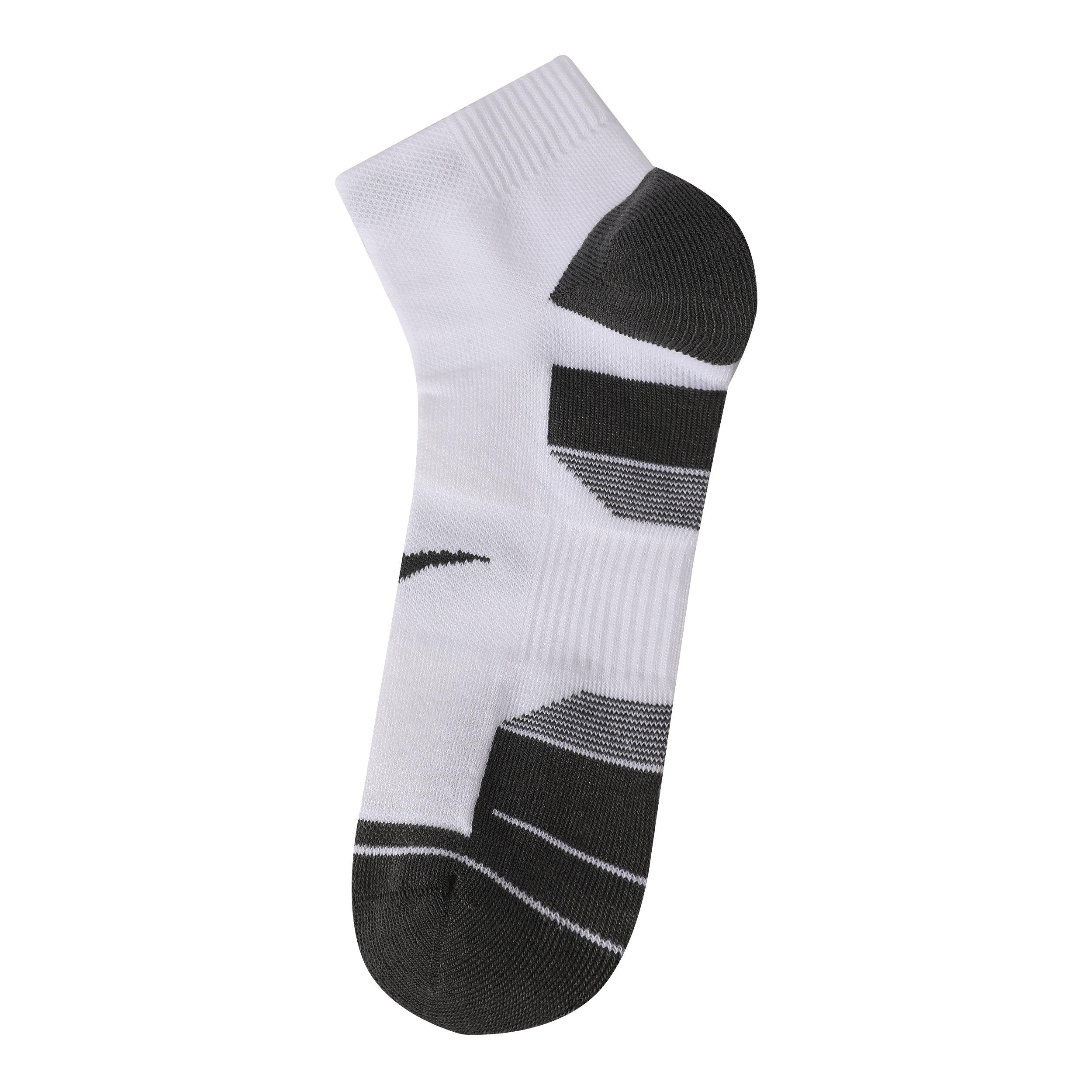 White - Everlast - Mens Cushioned Quarter Socks 2Pk - 3