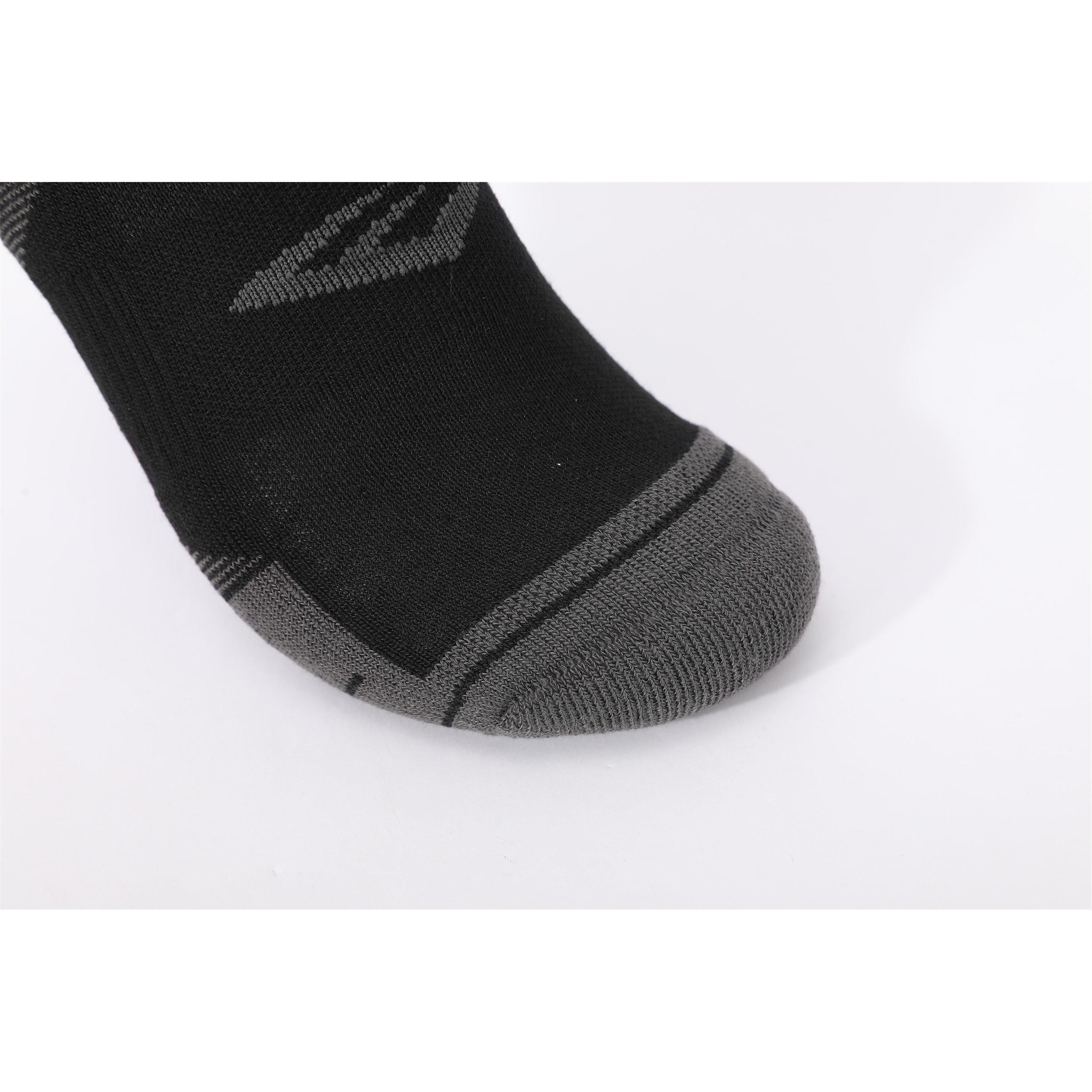 Schwarz - Everlast - Mens Cushioned Quarter Socks 2Pk - 5