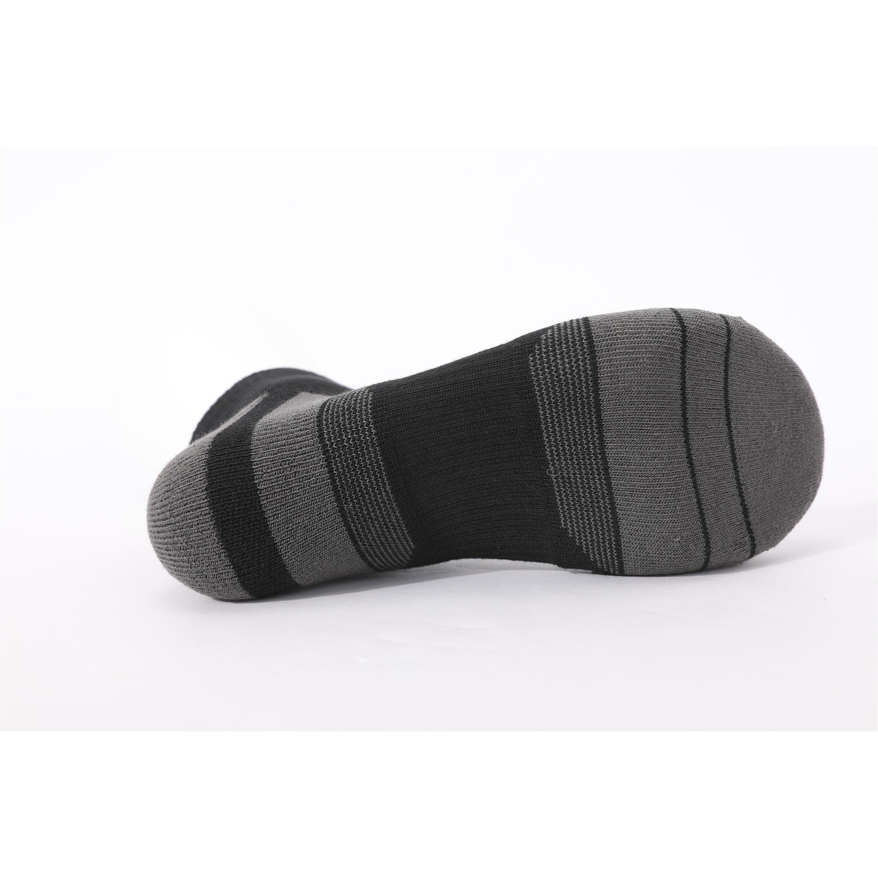 Schwarz - Everlast - Mens Cushioned Quarter Socks 2Pk - 6