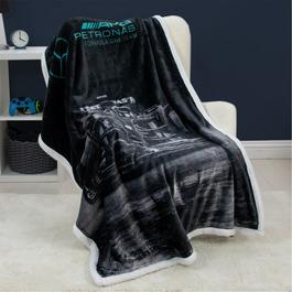 Mercedes Mercedes F1 Sherpa Fleece Blanket