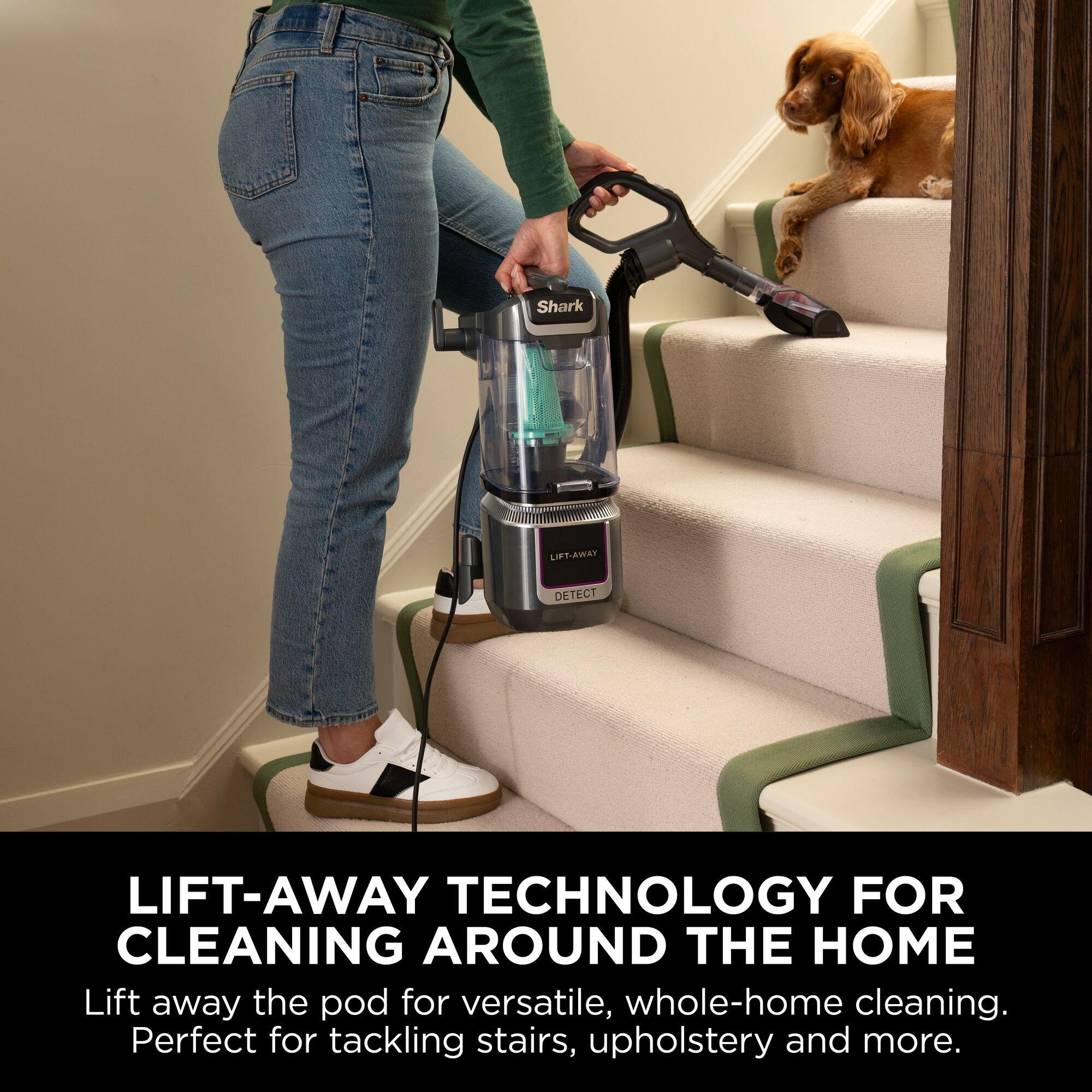 Grey And Teal - Shark - Detect Pet Pro Corded Upright Vacuum LA450UKT - 7