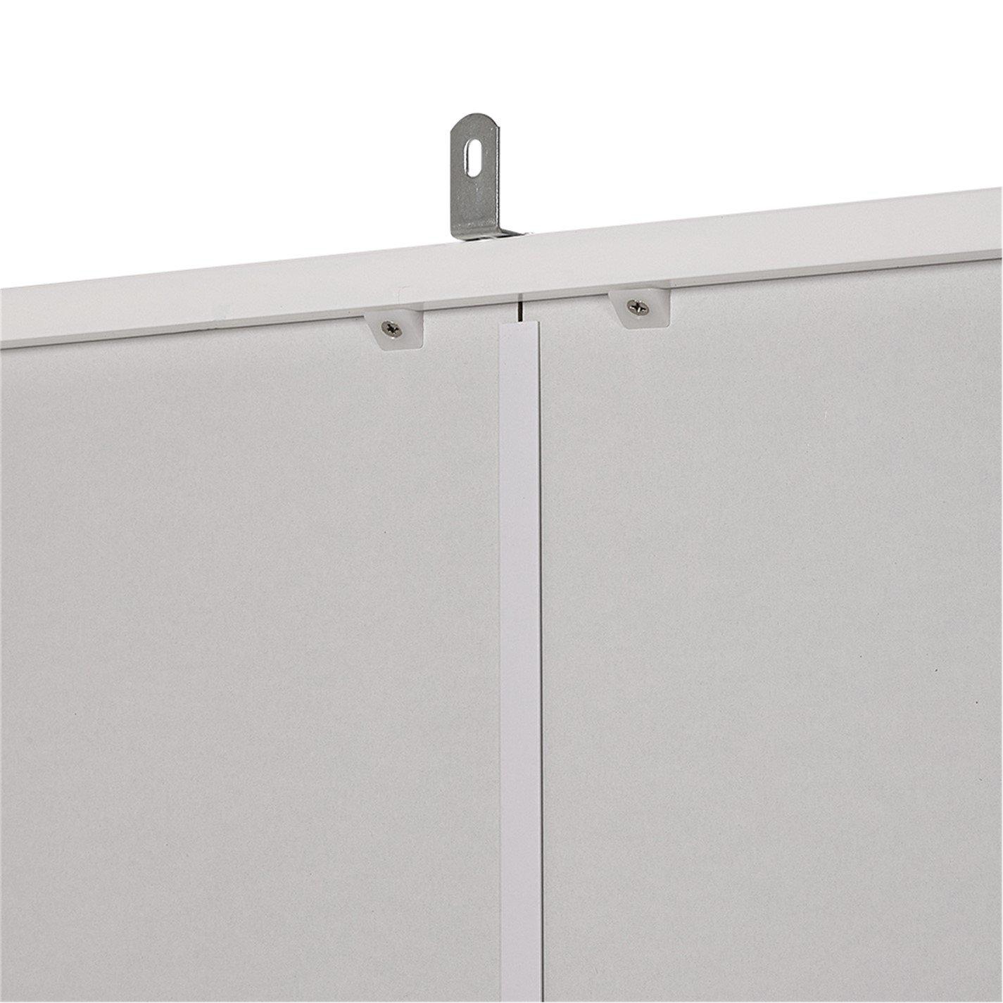 White - Kabinet UK - Modern Tall Glass Door Cabinet - 8