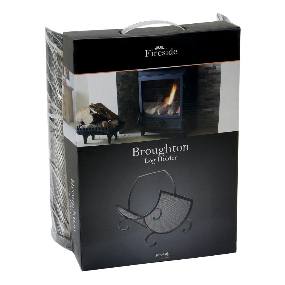 Black - JVL - Broughton Log Holder - 5