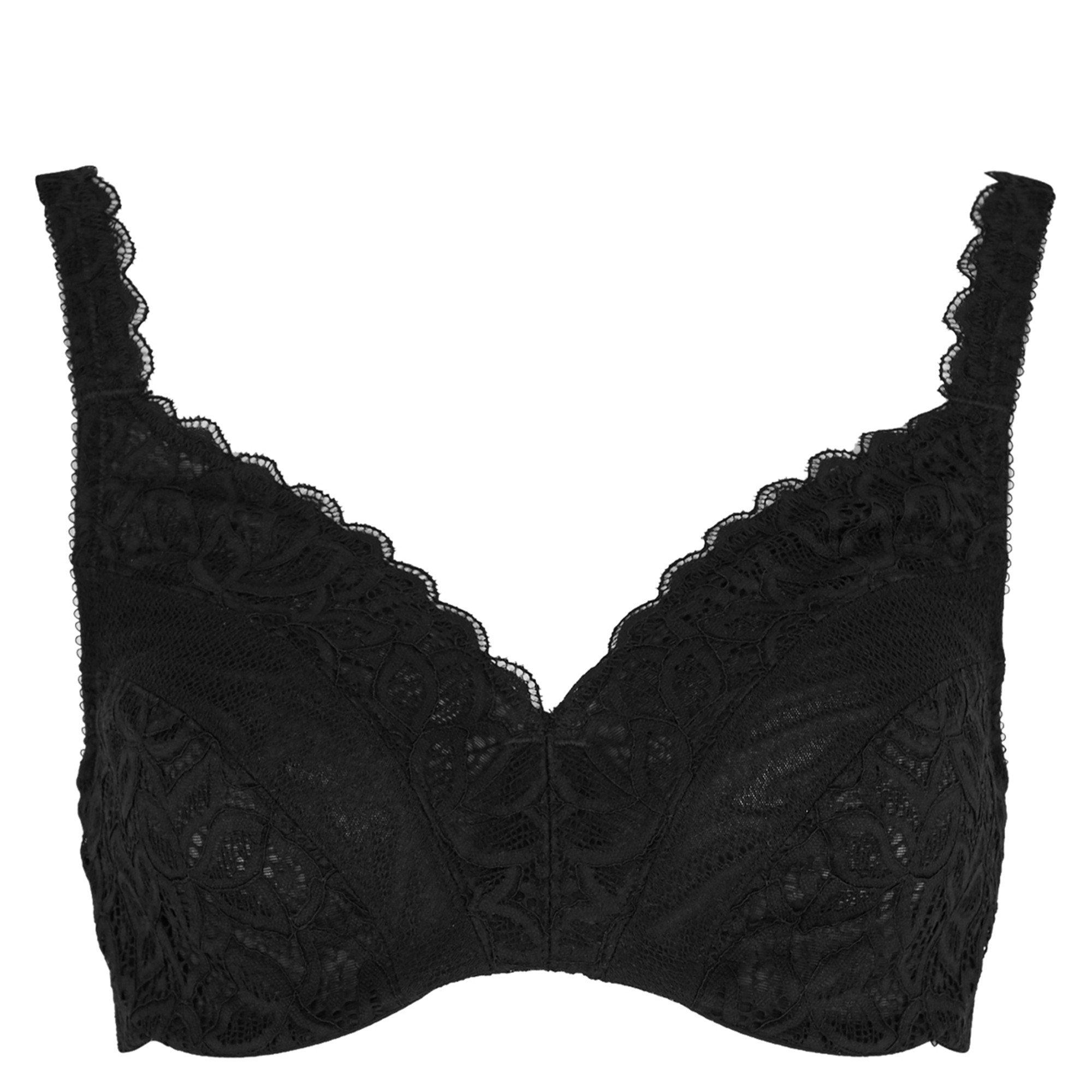 BLACK - Wacoal - UW RAFFINE UW MINIMISER BRA - 1