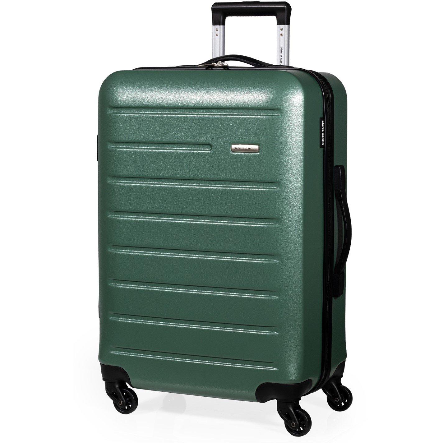 Pierre Cardin  Voyager Hard Shell Travel Suitcase Cabin Luggage - Khaki - Medium