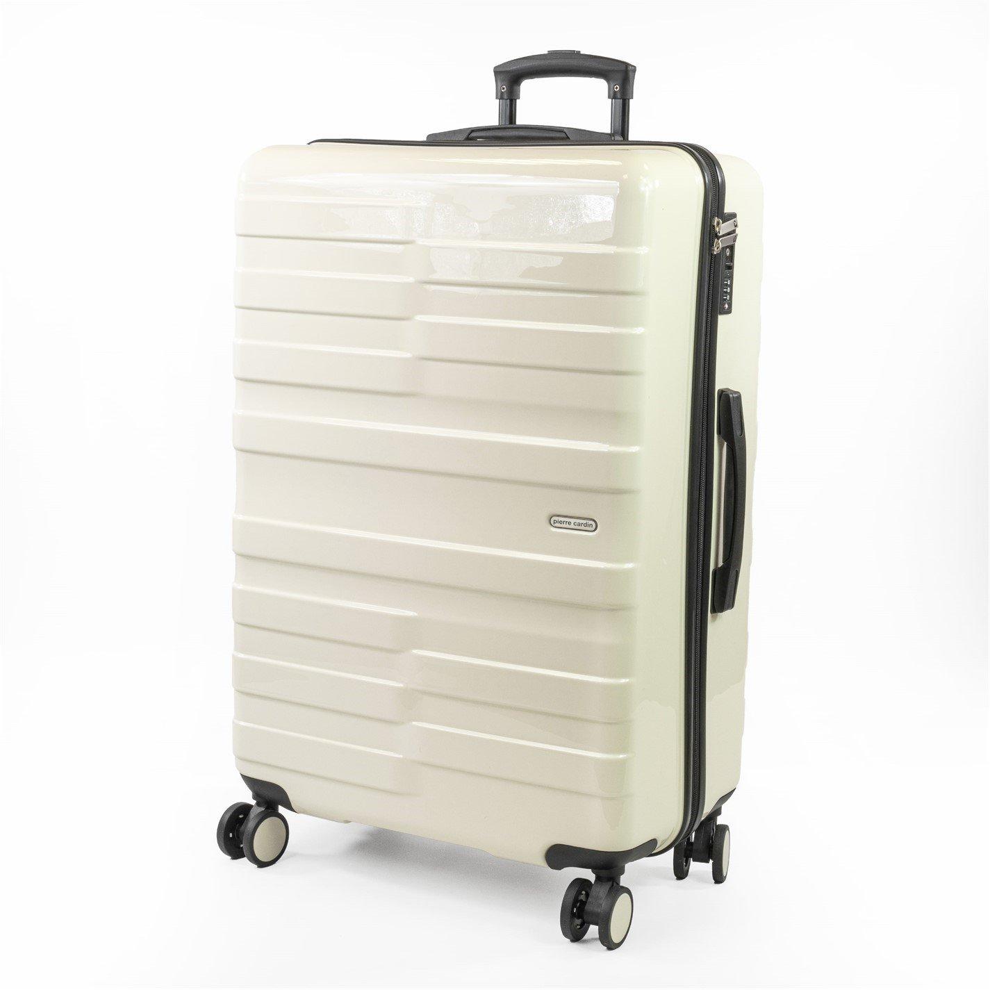 White Cl900-81 - Pierre Cardin - Provence Lightweight Hardshell Luggage with Wheels - 2