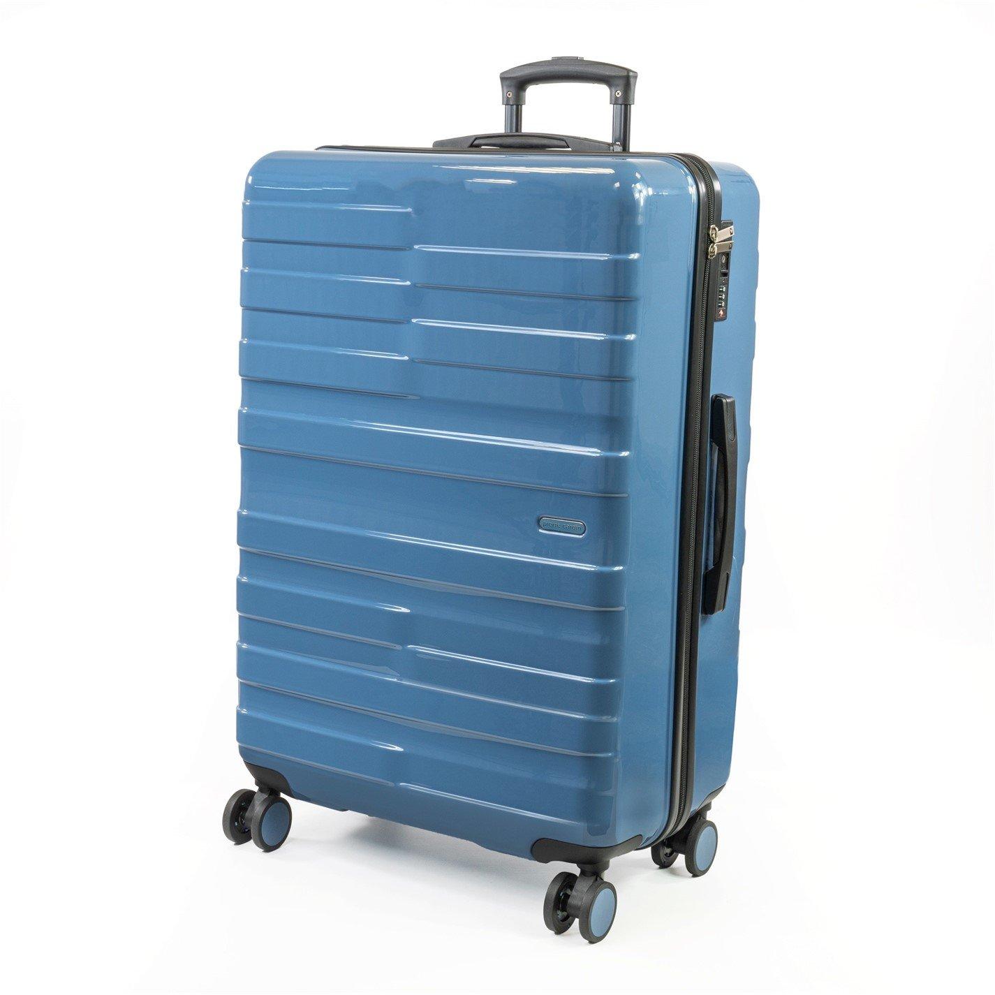 Blue Cl900-05 - Pierre Cardin - Provence Lightweight Hardshell Luggage with Wheels - 2