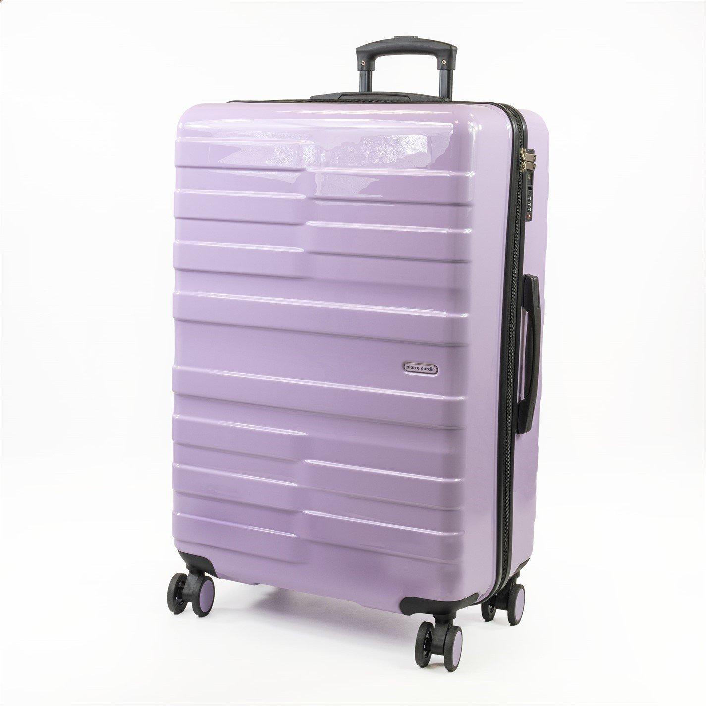 Purple Cl900-10 - Pierre Cardin - Provence Lightweight Hardshell Luggage with Wheels - 2