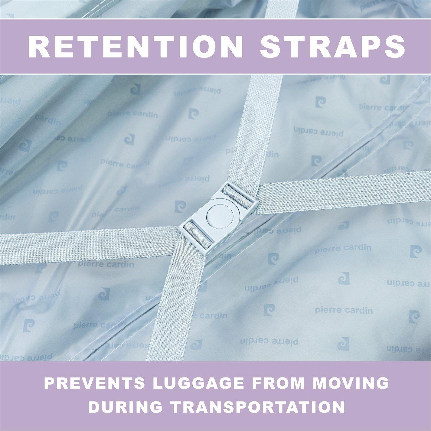 Purple Cl900-10 - Pierre Cardin - Provence Lightweight Hardshell Luggage with Wheels - 8