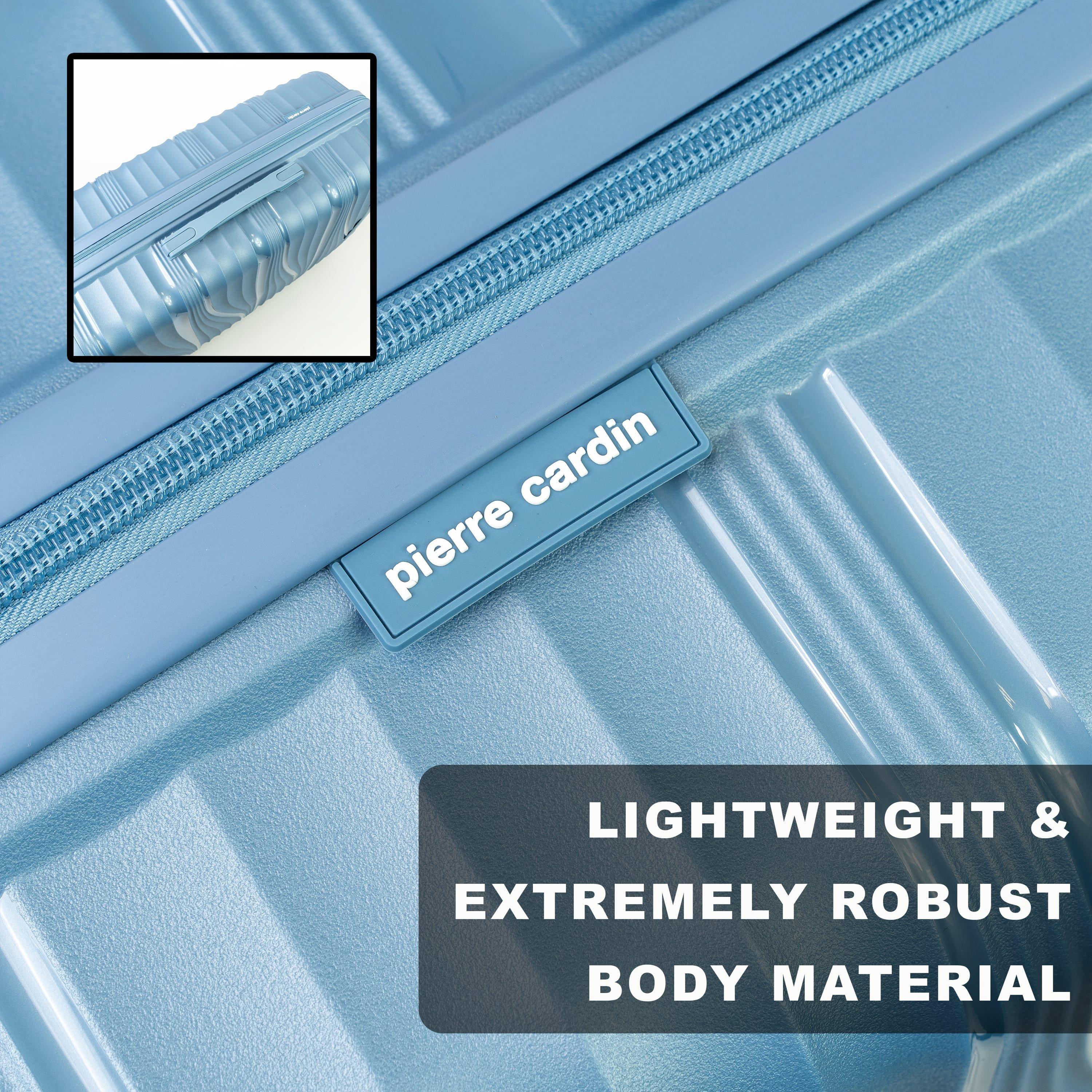 Blue Cl901-05 - Pierre Cardin - Riviera Hard Shell Travel Suitcase Wheeled Luggage - 9