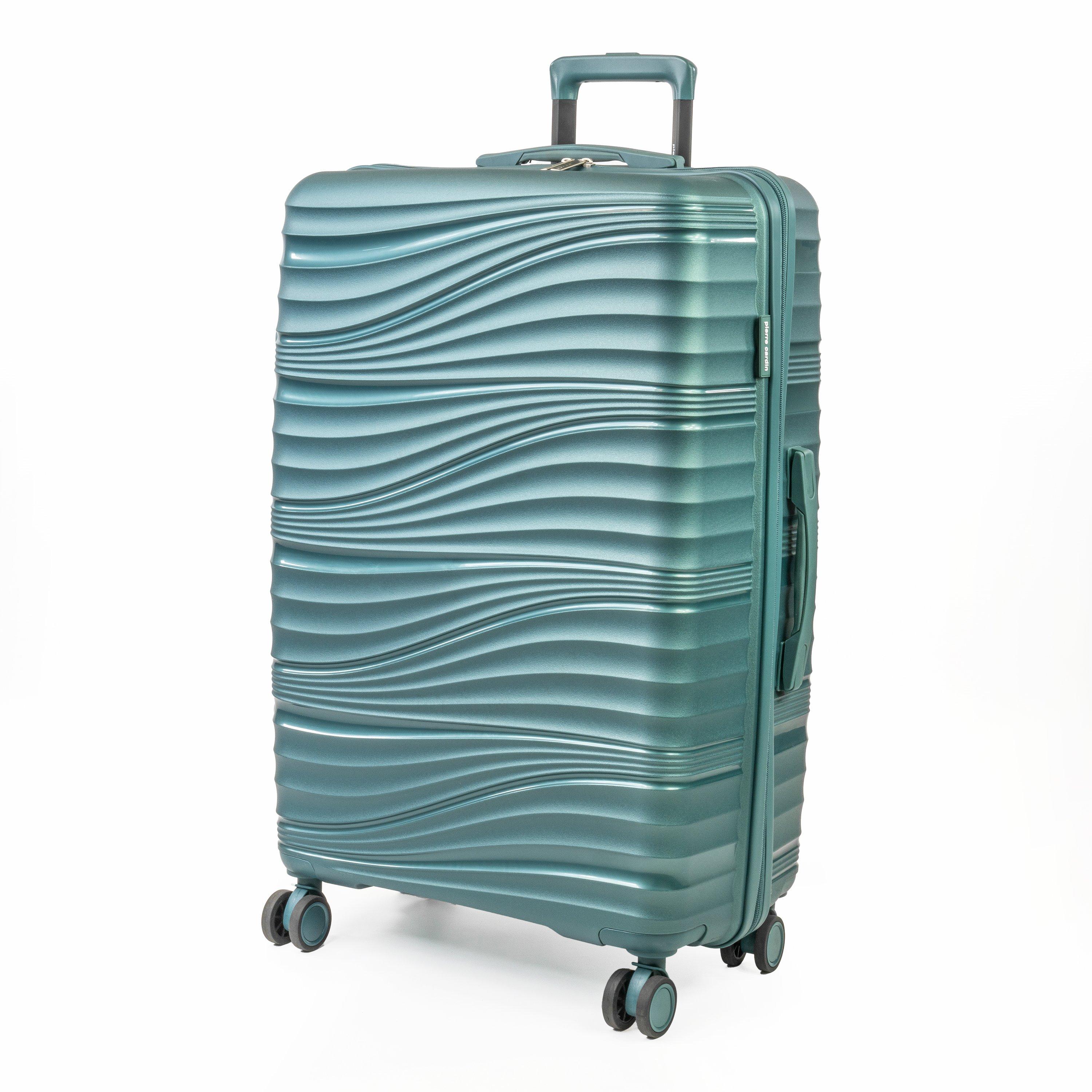 Petrol Blue Cl9 - Pierre Cardin - Riviera Hard Shell Travel Suitcase Wheeled Luggage - 1