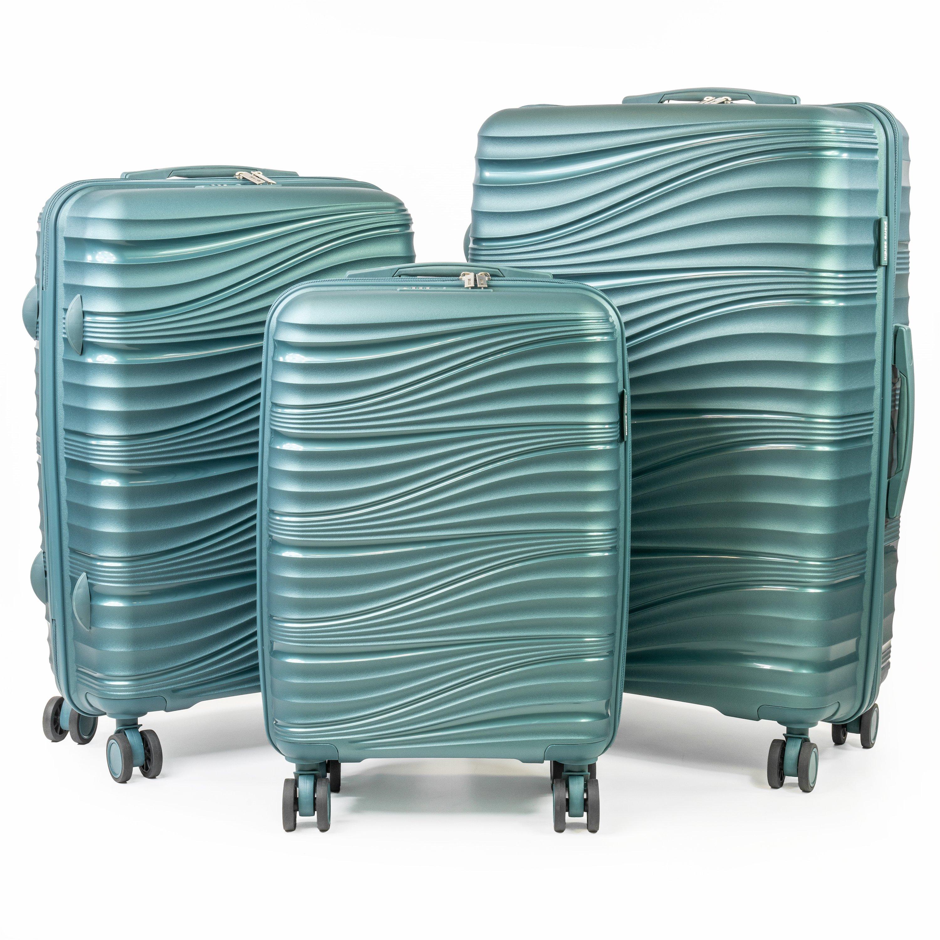 Petrol Blue Cl9 - Pierre Cardin - Riviera Hard Shell Travel Suitcase Wheeled Luggage - 2