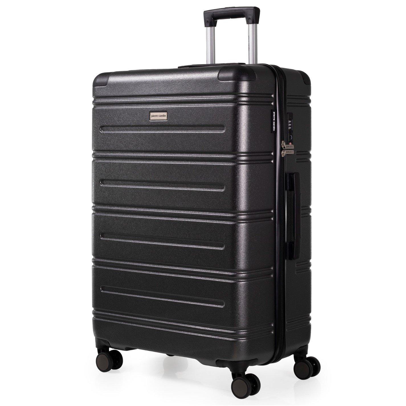Dark Grey - Pierre Cardin - Lyon Hard Shell Suitcase Travel luggage - 2