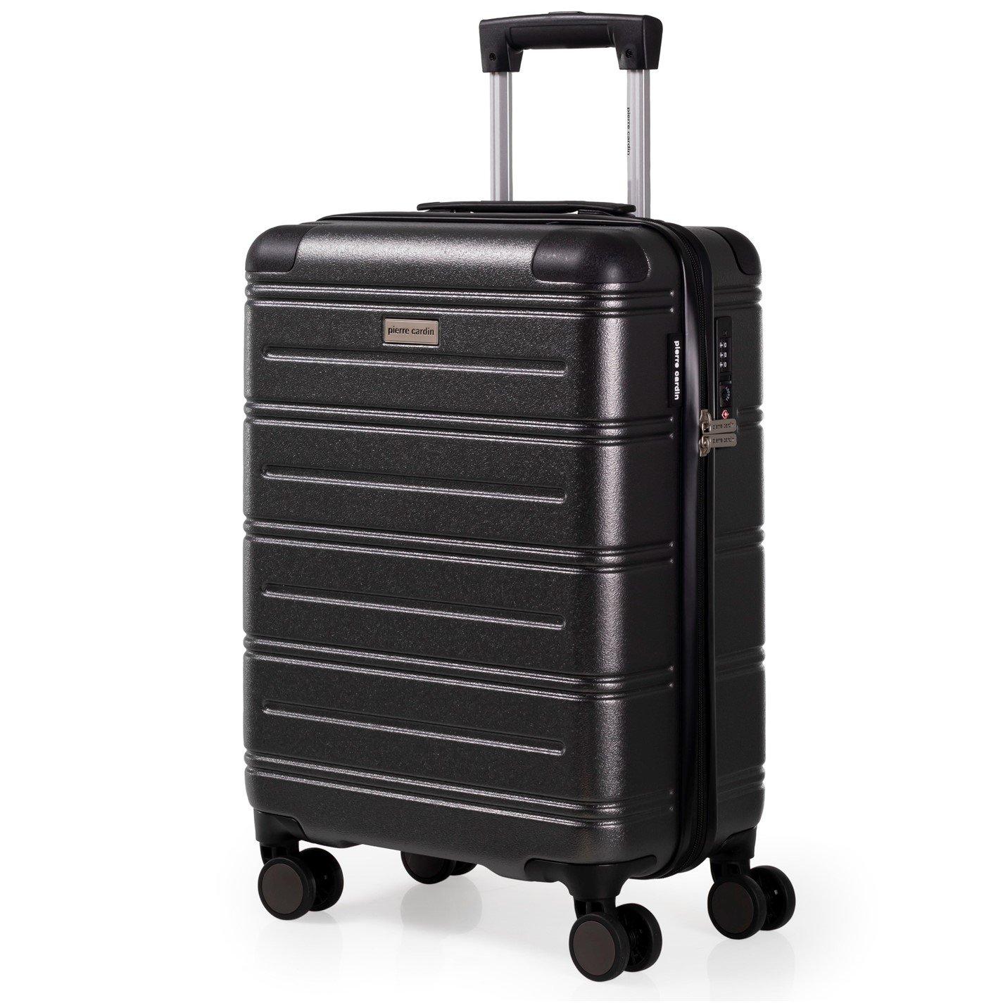 Dark Grey - Pierre Cardin - Lyon Hard Shell Suitcase Travel luggage - 4
