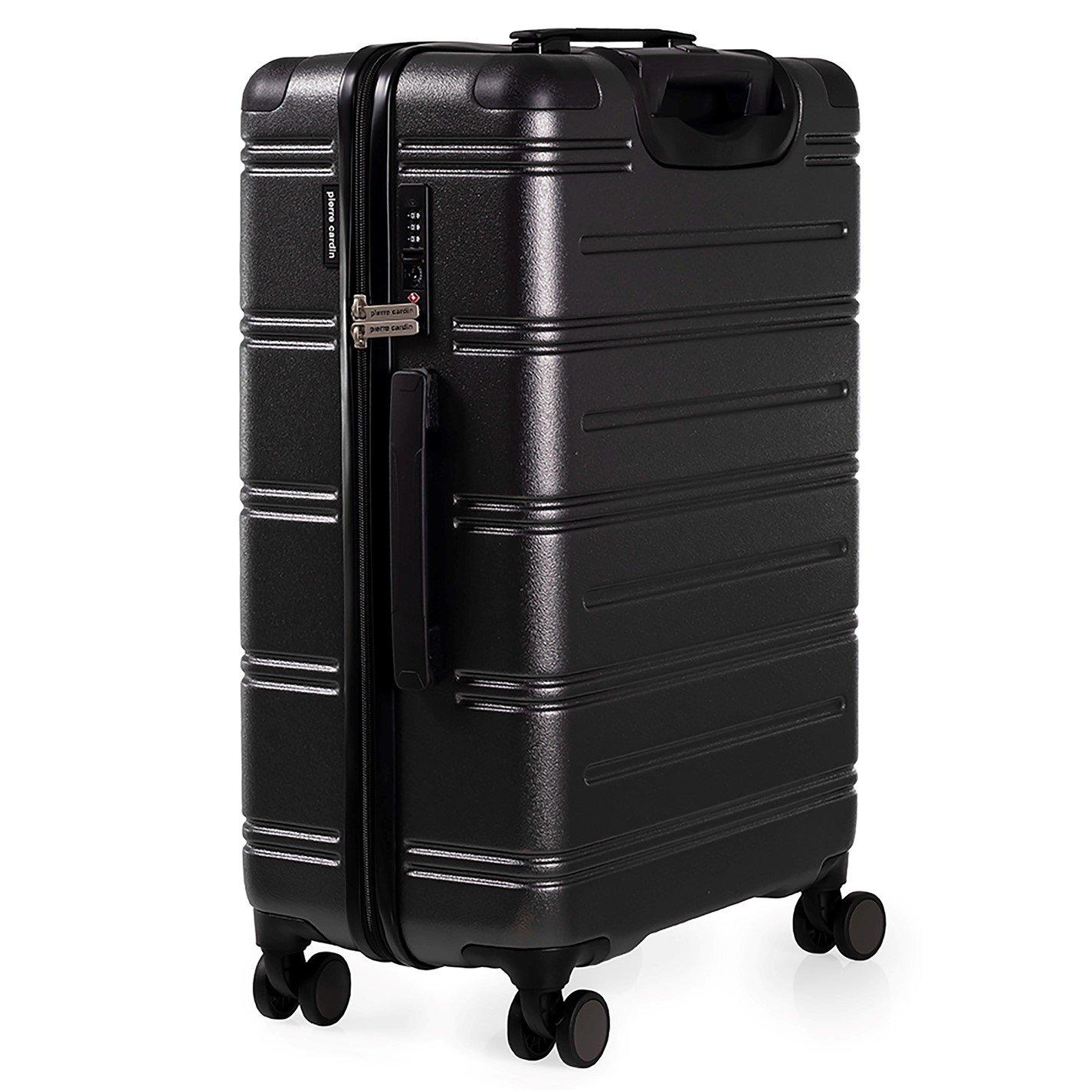 Dark Grey - Pierre Cardin - Lyon Hard Shell Suitcase Travel luggage - 5