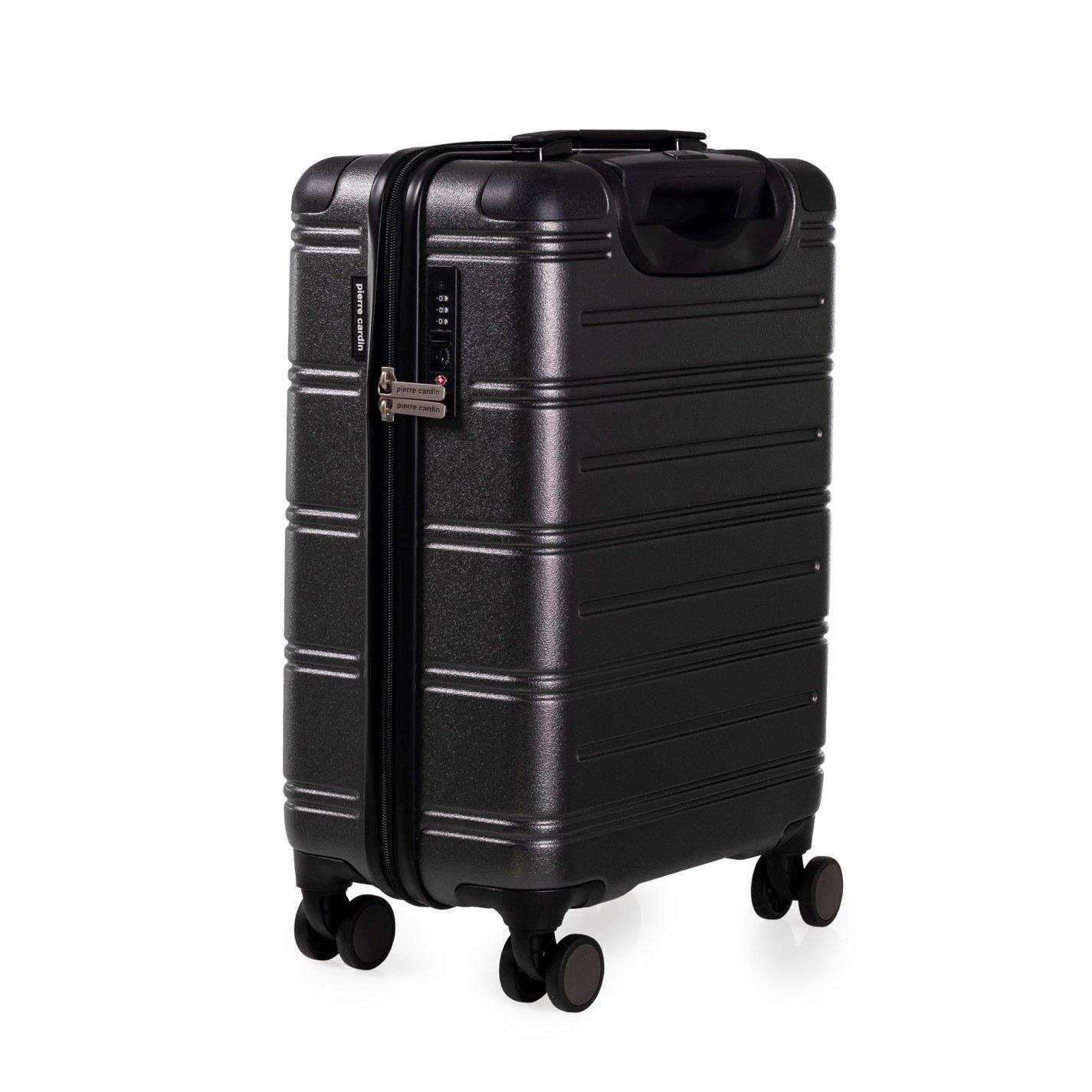 Dark Grey - Pierre Cardin - Lyon Hard Shell Suitcase Travel luggage - 6
