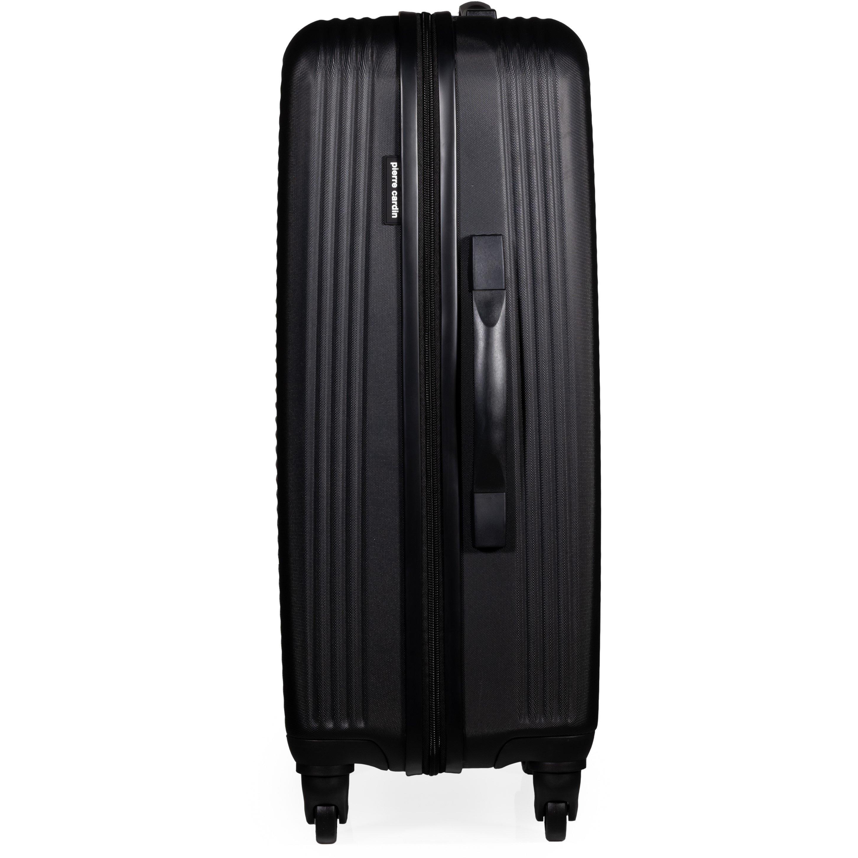 Black - Pierre Cardin - Harley Ultra Strong Suitcase Hard Shell Luggage - 4